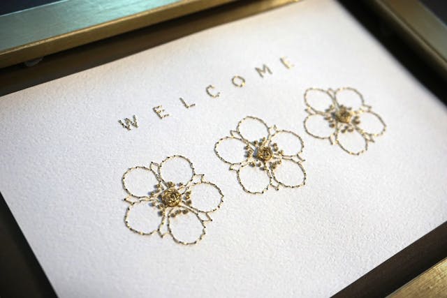 自由度が魅力の「紙刺繍」のイメージ画像