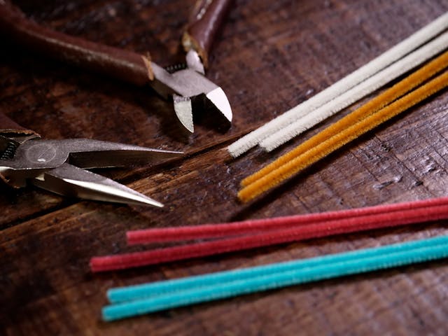 少ない道具で始められる「モールアート」のイメージ画像