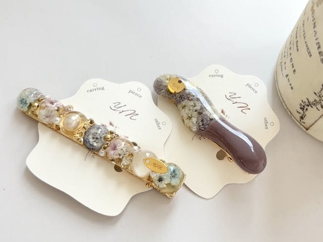 「5つ」のレジン作品に挑戦！のイメージ画像