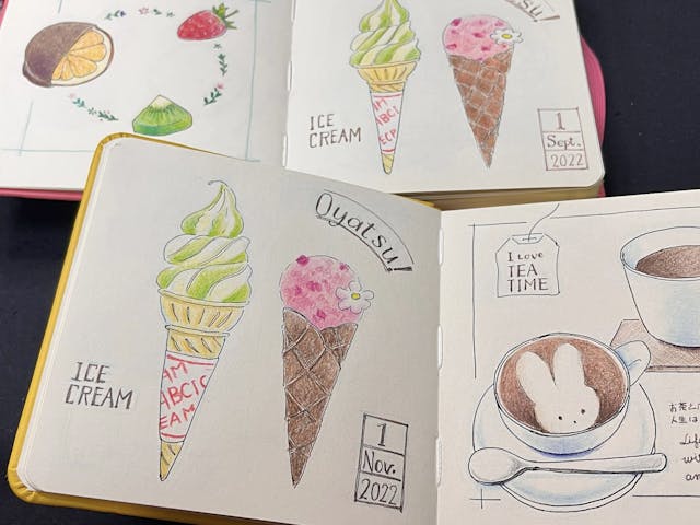 あなたも描けるように！簡単楽しい、おやつ絵日記講座