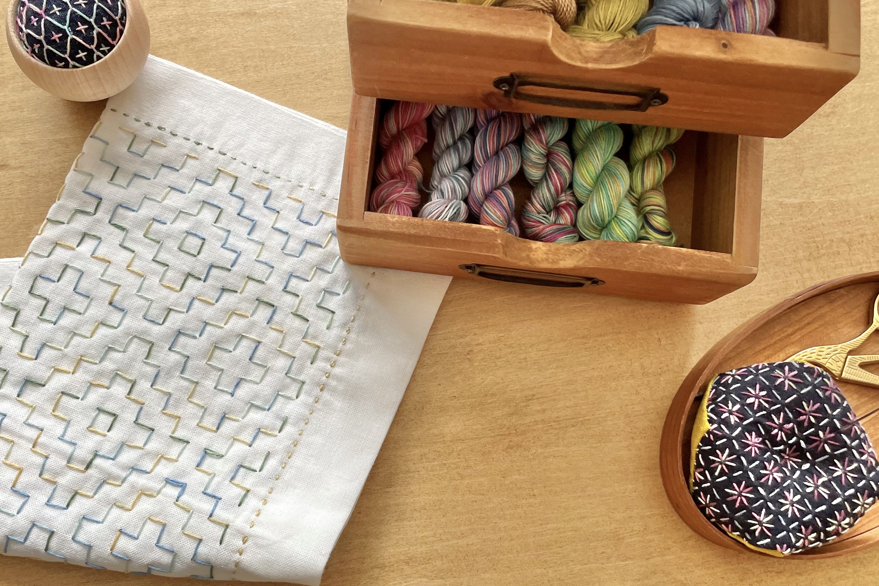 さしこのさなのんのはじめての刺し子講座の紹介画像7