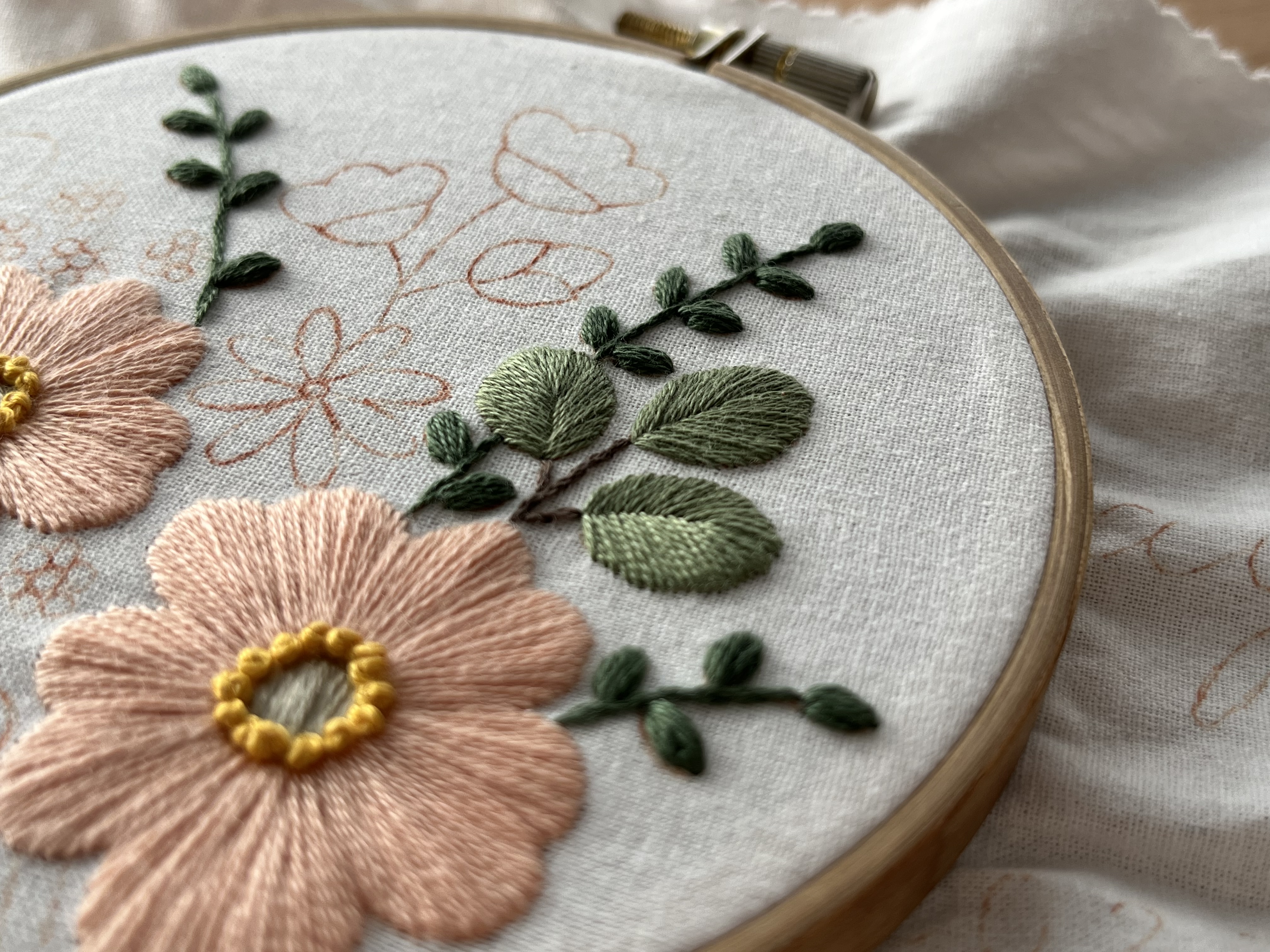 花束刺繍のアニバーサリーボード講座の紹介画像3