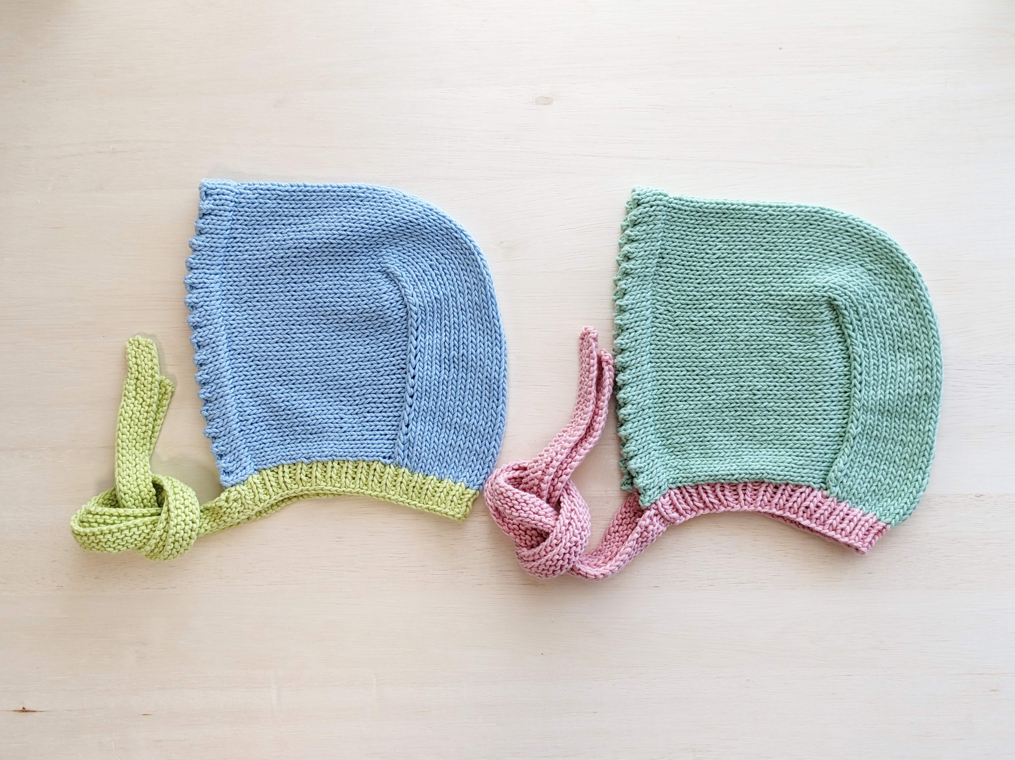 コースレッスン】棒針編みで作る、ベビーニットの編み物講座 ~ baby bonnet & bloomers ~ | 編み物