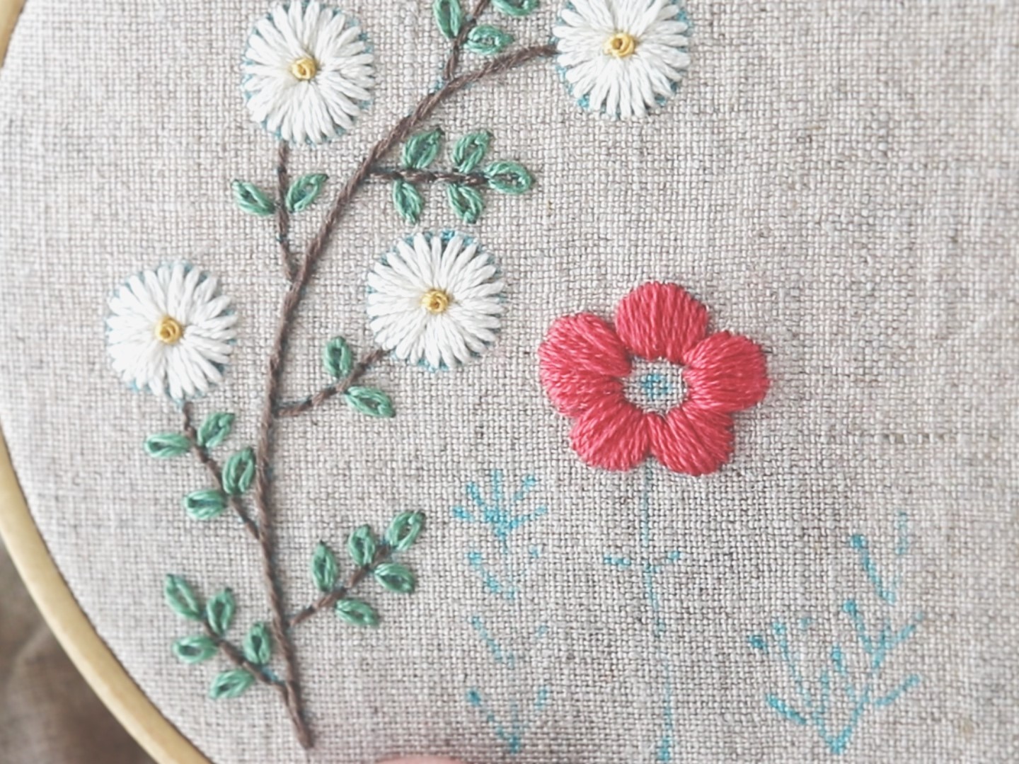 草花刺繍のニードルブック・がま口ポーチ講座の紹介画像3