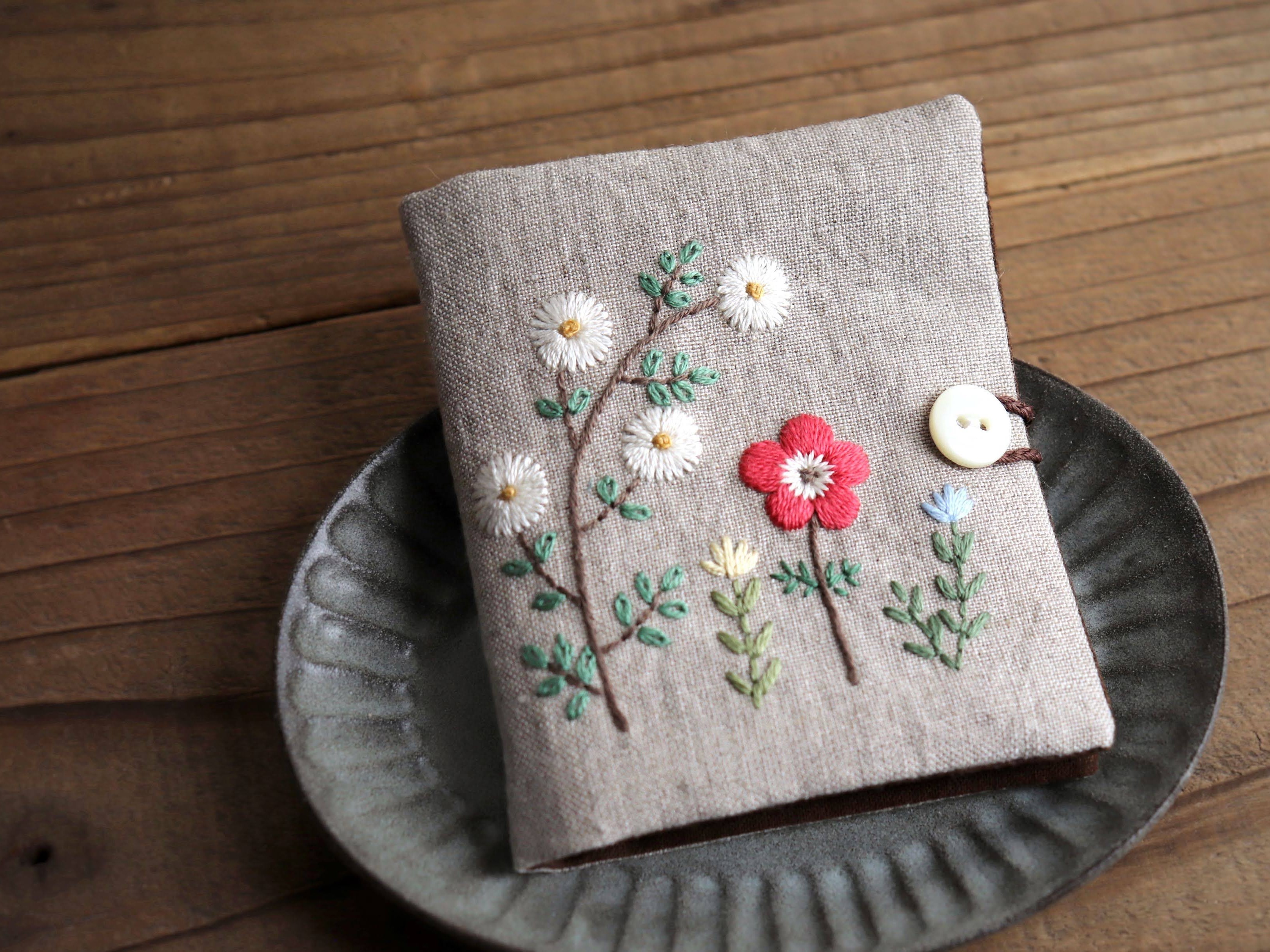 草花刺繍のニードルブック・がま口ポーチ講座の紹介画像5