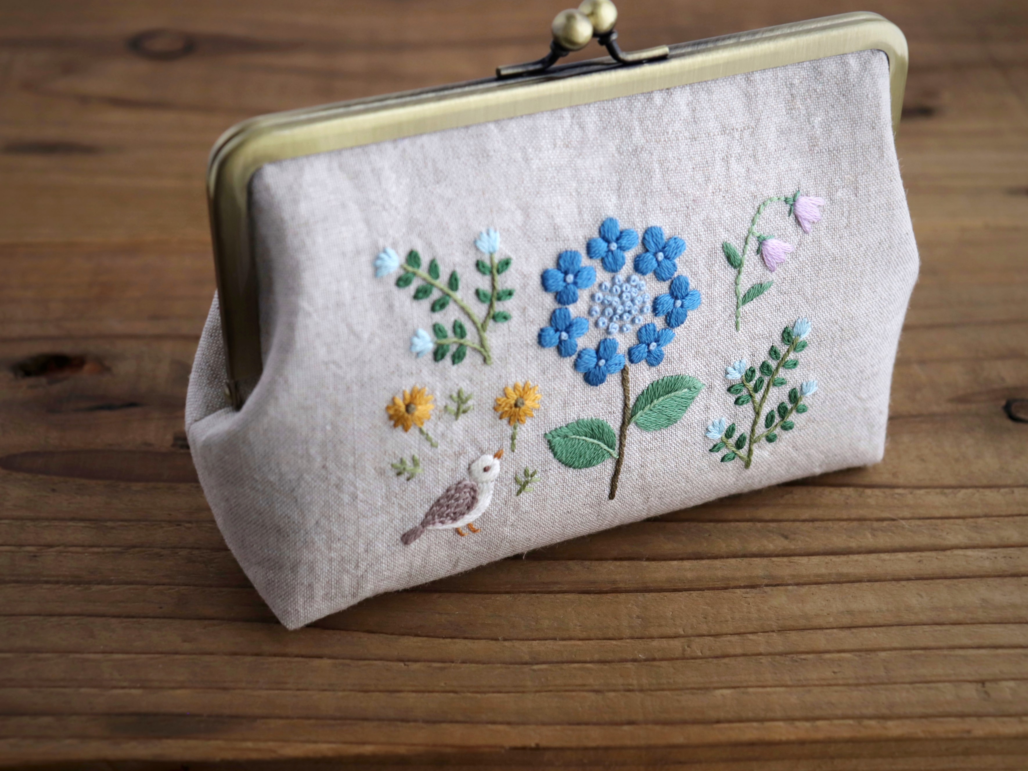草花刺繍のニードルブック・がま口ポーチ講座の紹介画像7