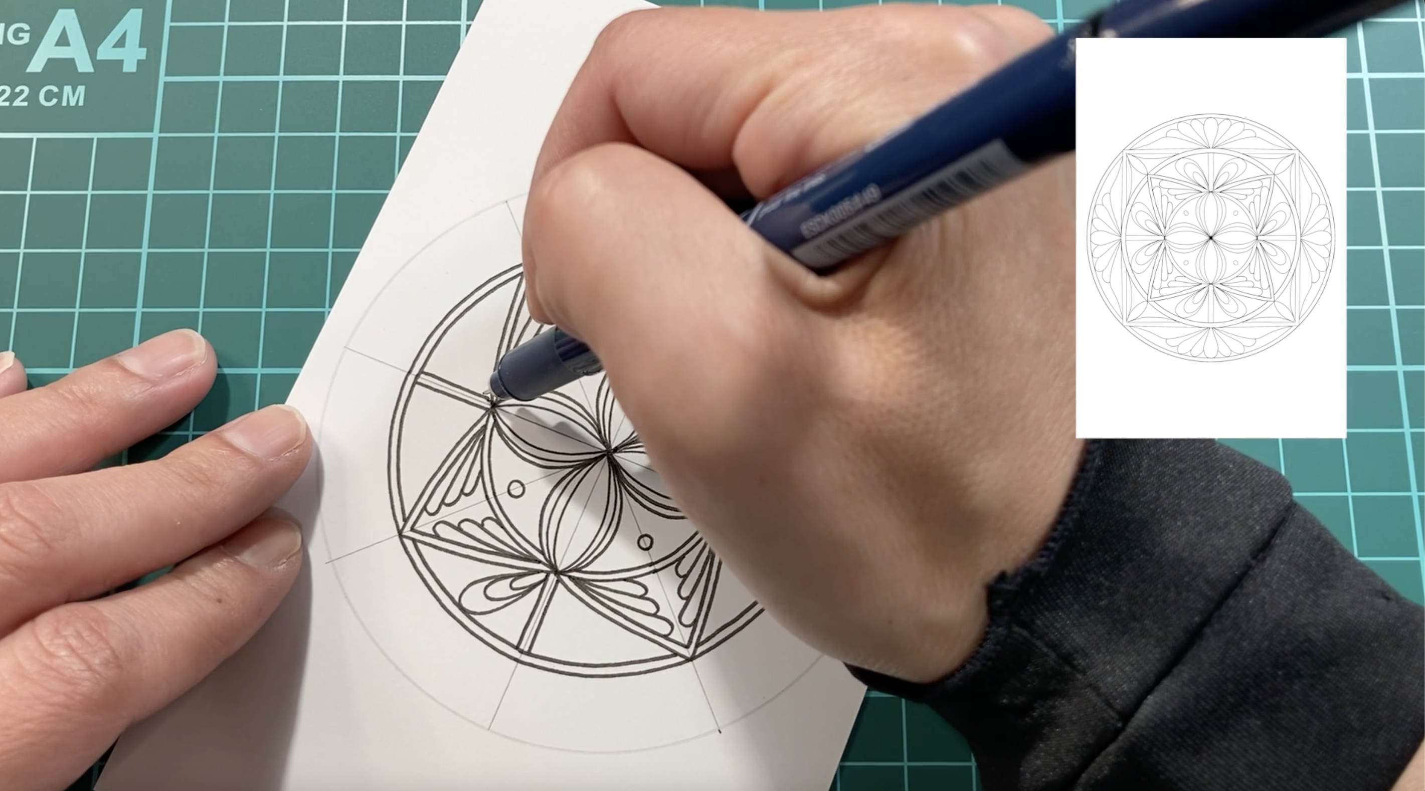 初めてでも描ける、曼荼羅アート講座の紹介画像5