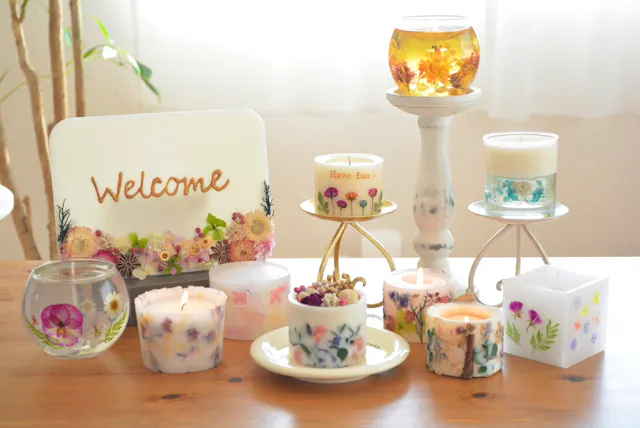 earth candleが教える！基礎から応用まで学ぶボタニカルキャンドル講座