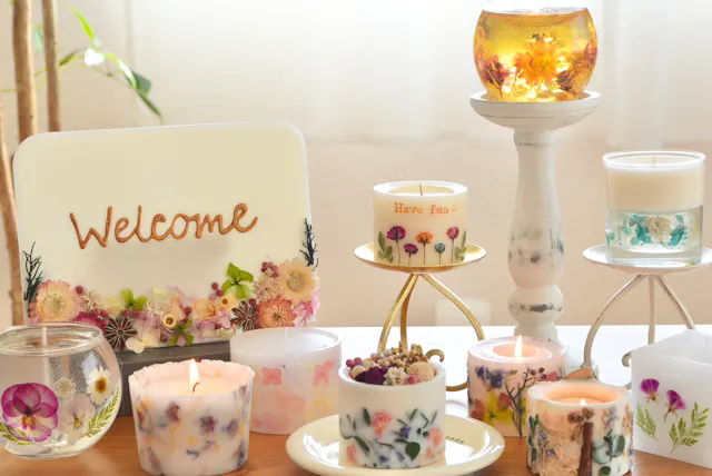earth candleが教える！基礎から応用まで学ぶボタニカルキャンドル講座