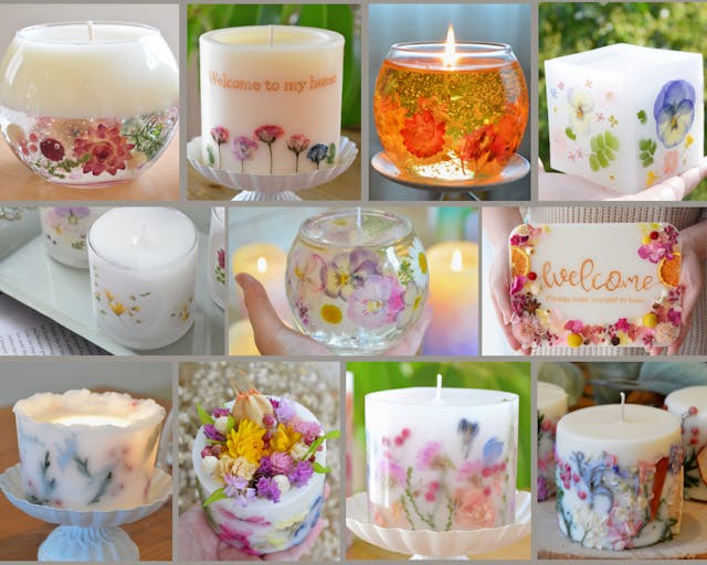 earth candleが教える！基礎から応用まで学ぶボタニカルキャンドル講座