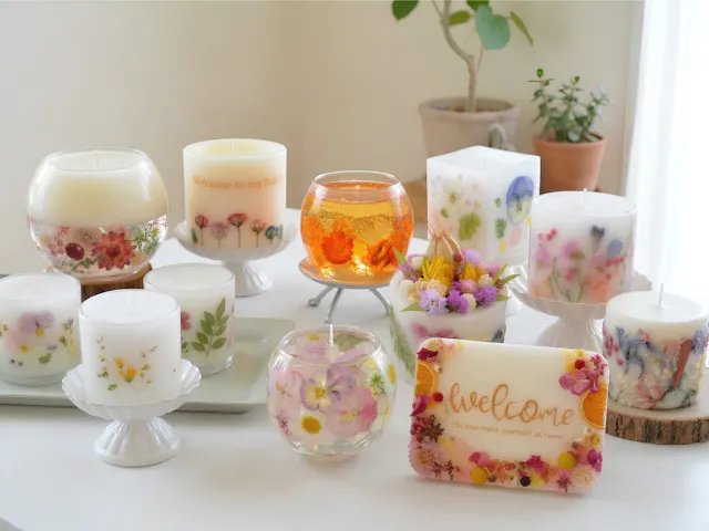 earth candleが教える！基礎から応用まで学ぶボタニカルキャンドル講座