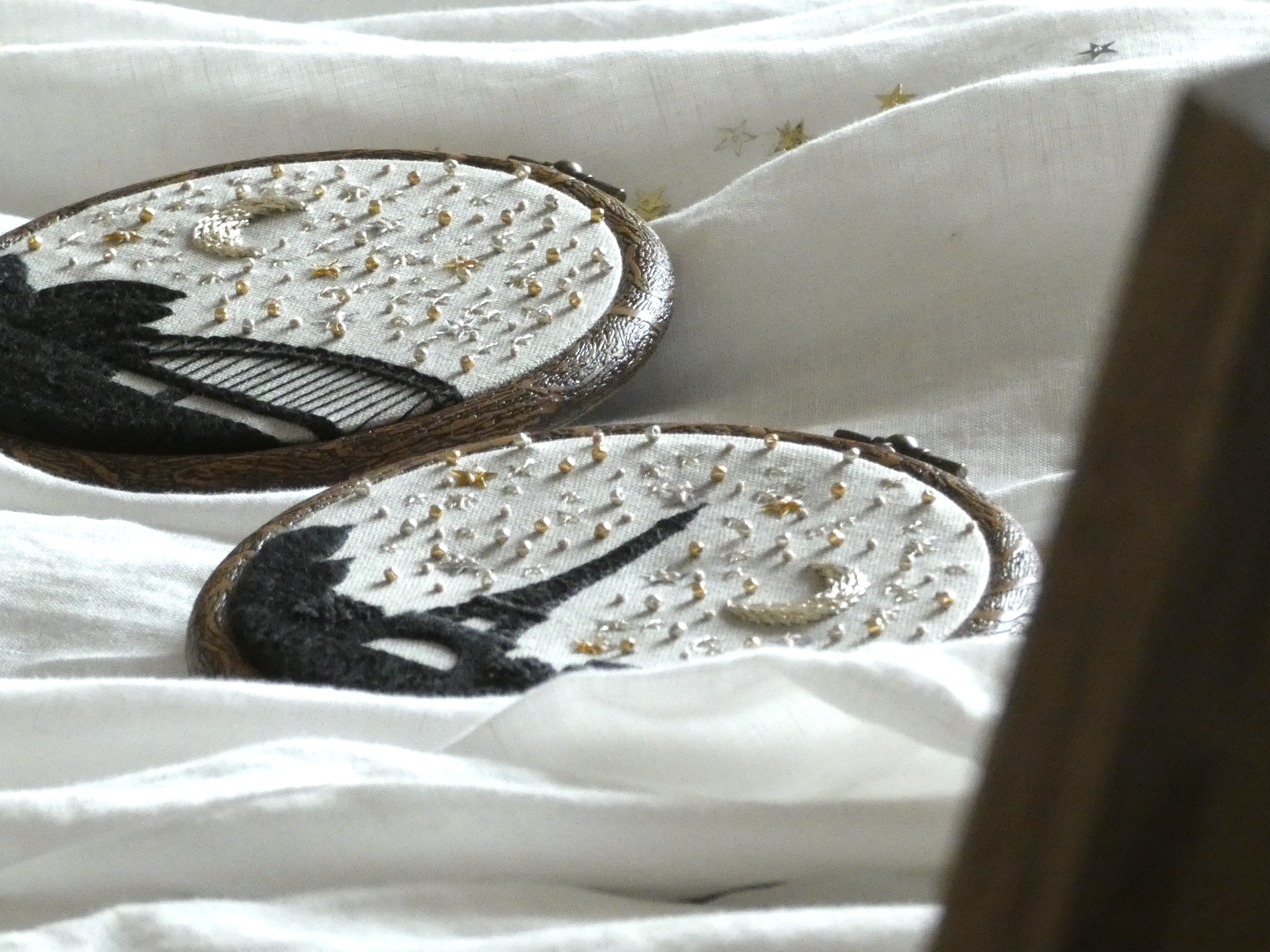 【初心者さんも安心☆】金銀の星たちでつむぐ刺繍アートの壁飾り・PARCELの星空刺繍講座の紹介画像8