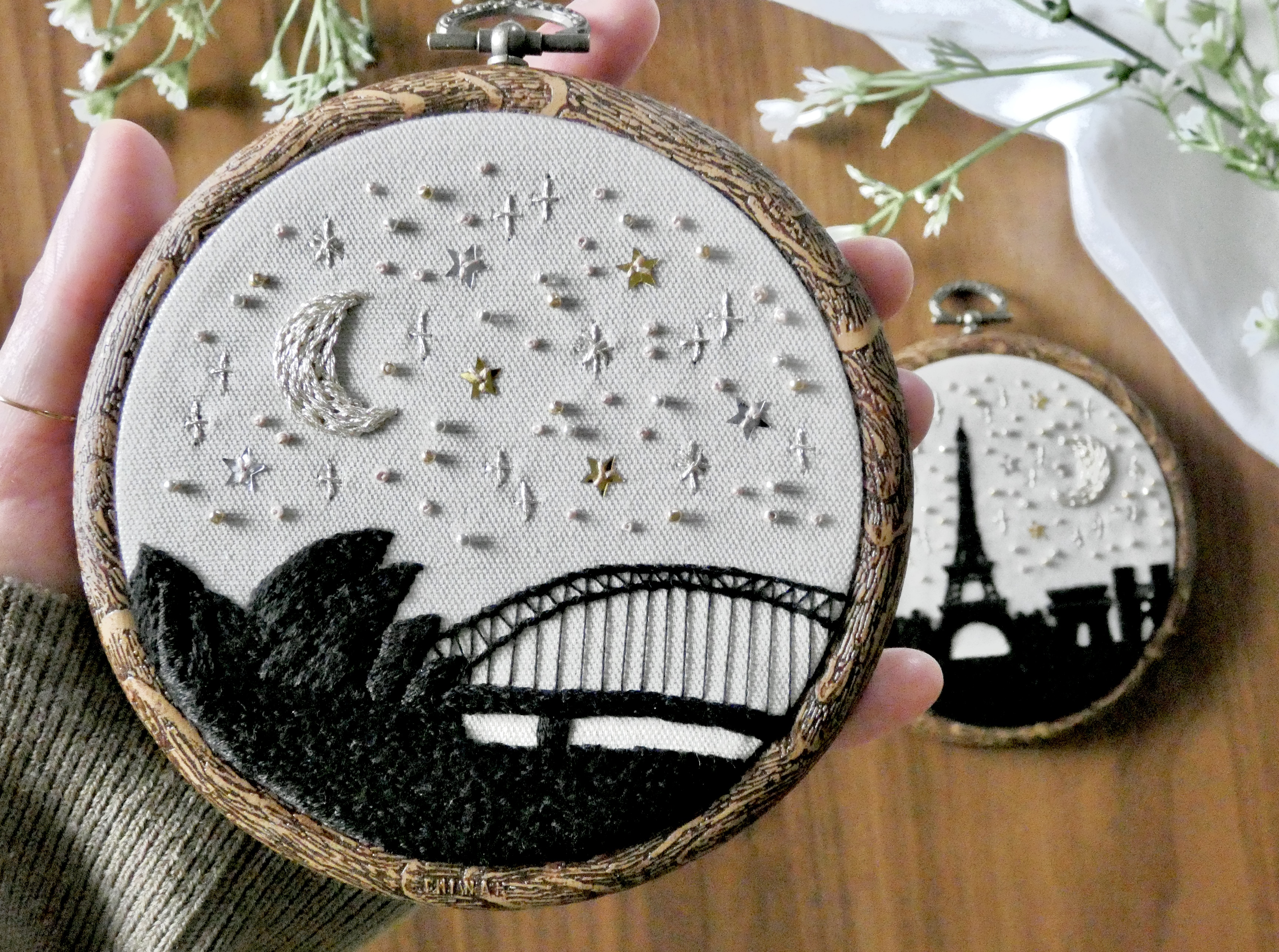 【初心者さんも安心☆】金銀の星たちでつむぐ刺繍アートの壁飾り・PARCELの星空刺繍講座の紹介画像9
