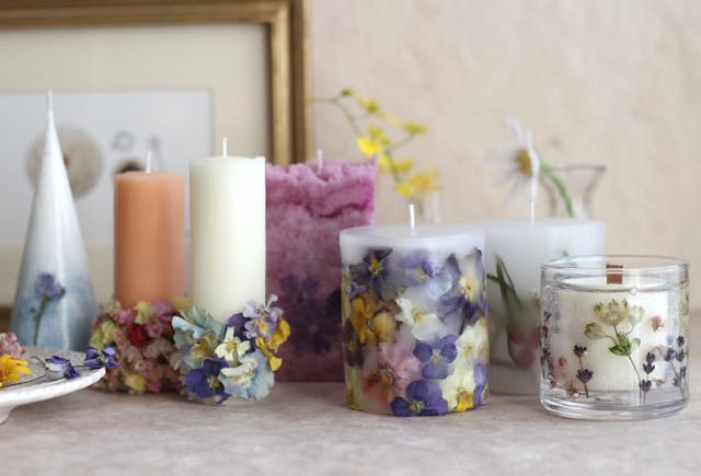 お花を楽しむキャンドル講座