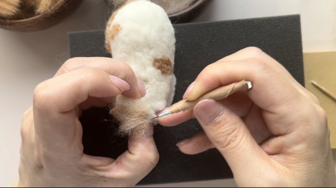 MEBARUが教える！羊毛フェルト講座 -茶トラ白猫編-の紹介画像2