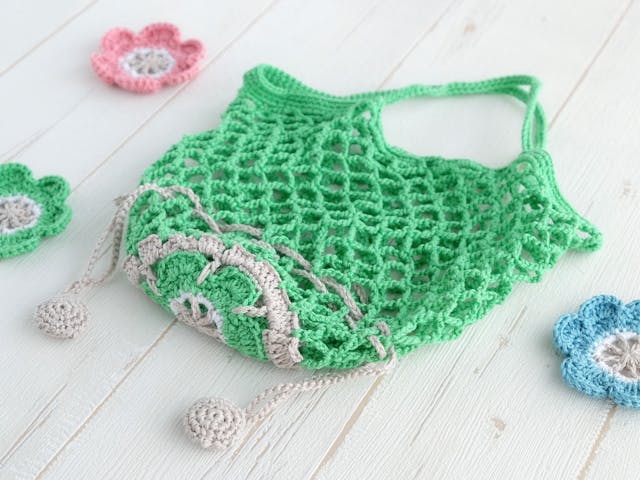 Step by Setpで編み始める、コースターとミニ・エコバッグ講座