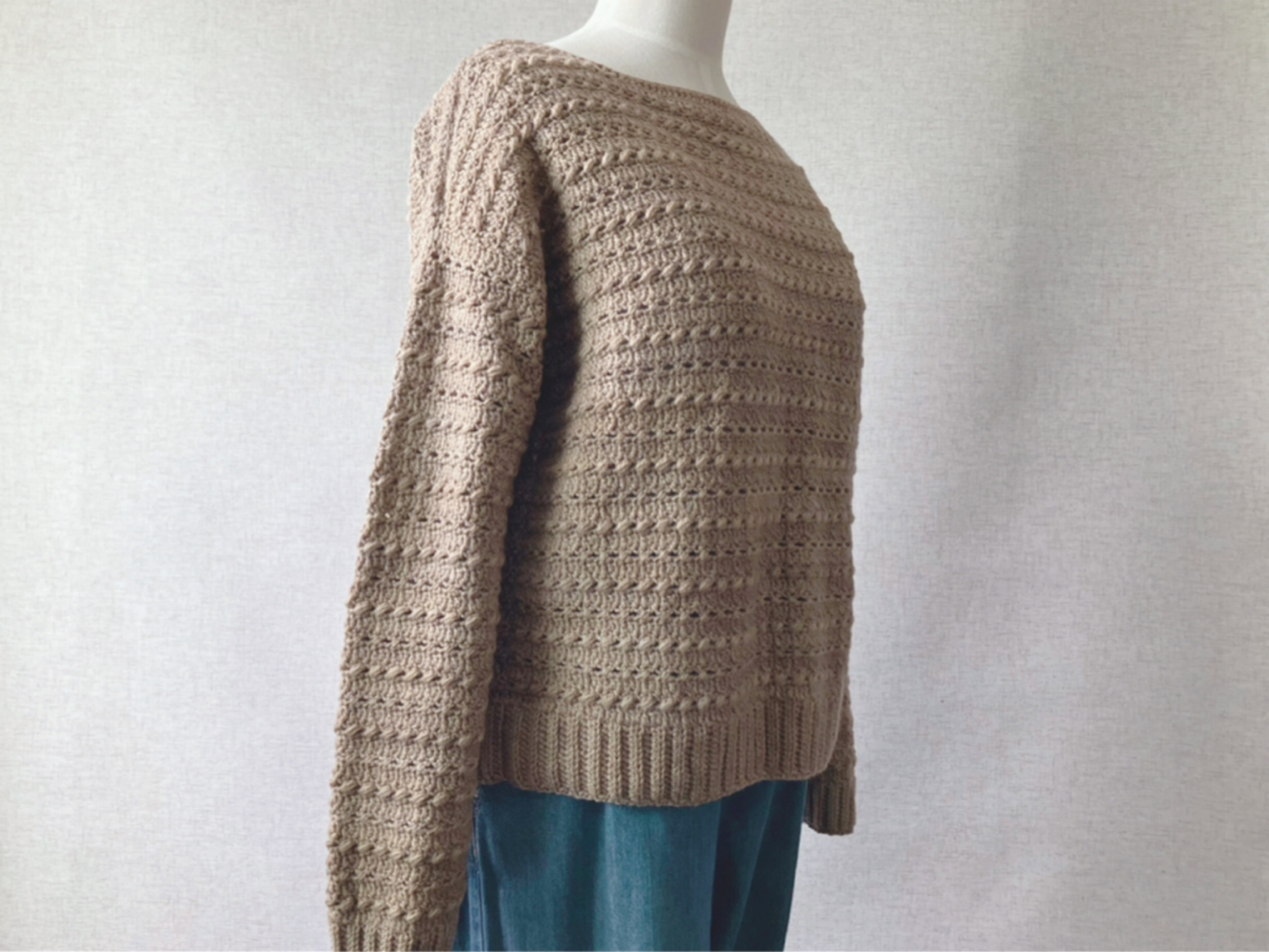 ATELIER *mati*の自分サイズで編むウェア制作講座の紹介画像5