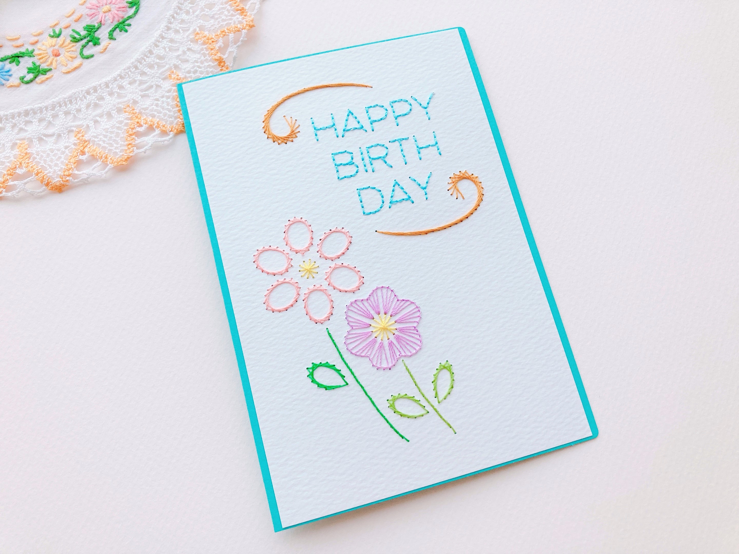 ～お花モチーフを愉しむ～基礎から学べる初めての紙刺繍講座の紹介画像4