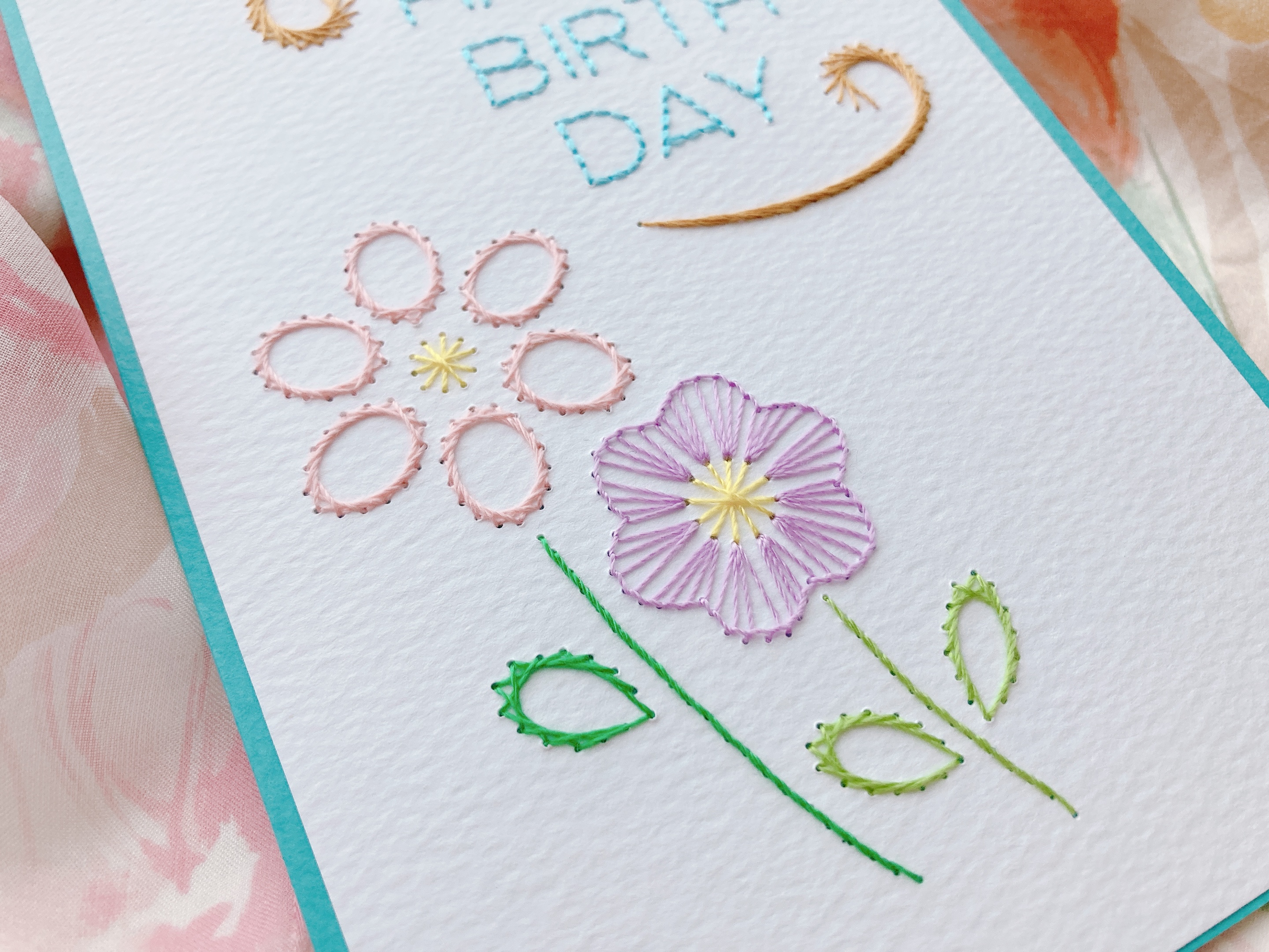 ～お花モチーフを愉しむ～基礎から学べる初めての紙刺繍講座の紹介画像6