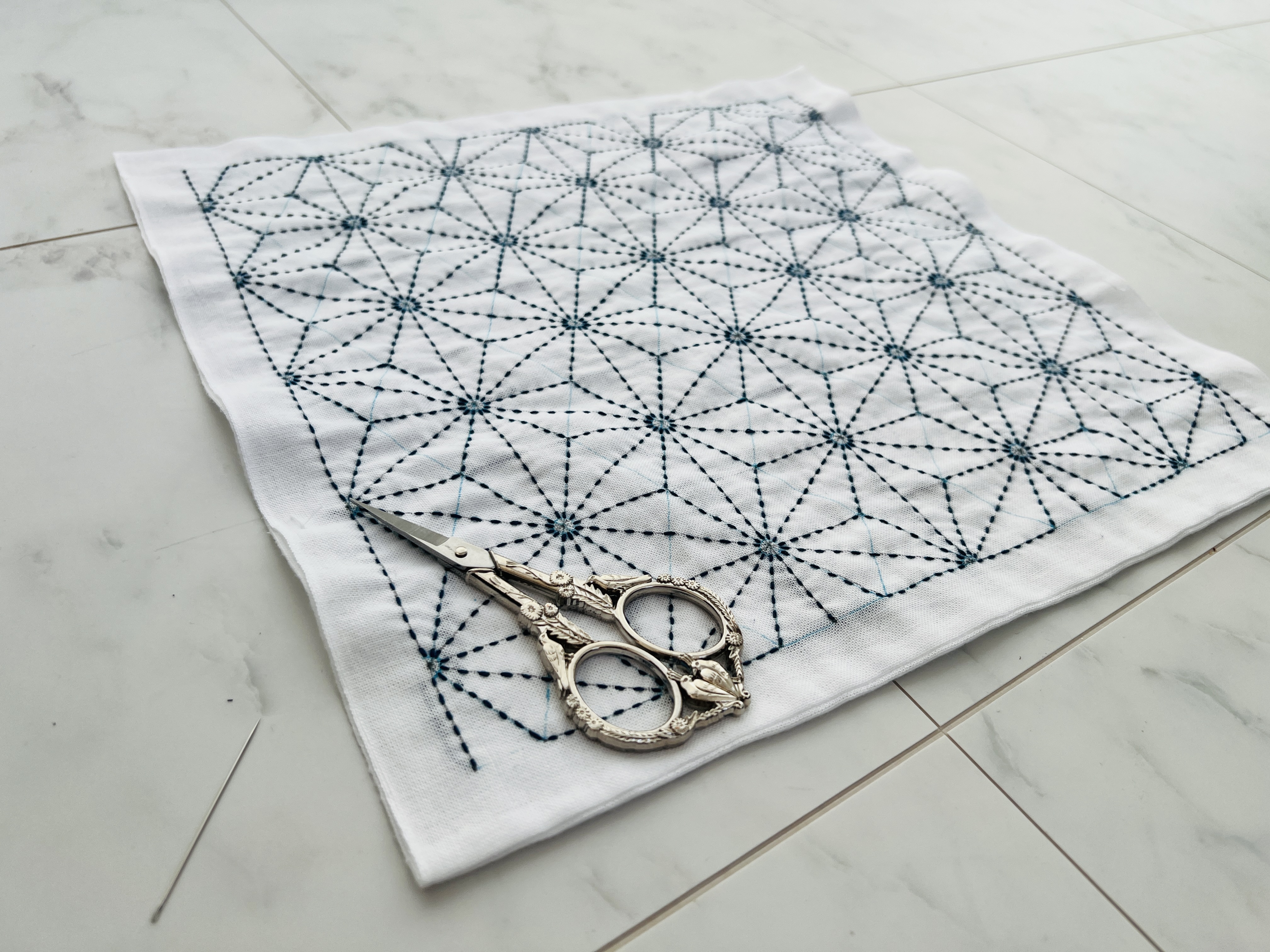  刺し子図案「麻の葉」のマスター講座の紹介画像2