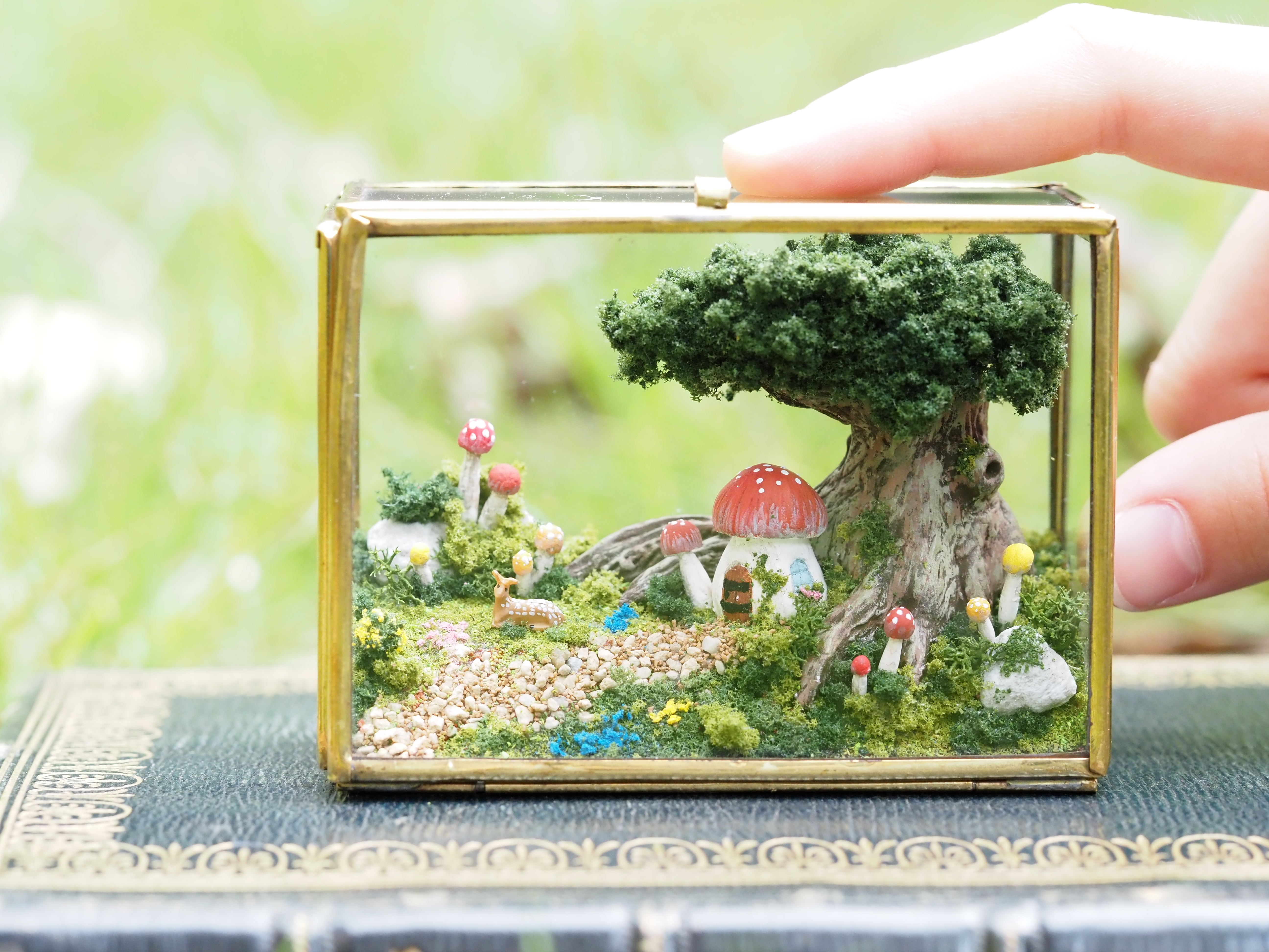 はじめてのジオラマテラリウム作り講座　～キノコの森～