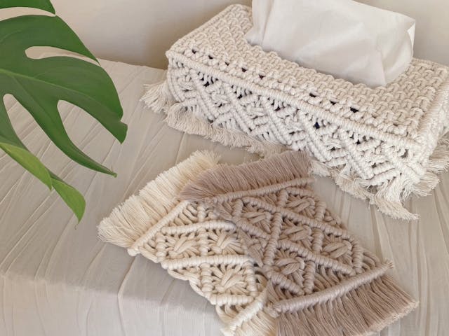 マクラメで作る、おしゃれなインテリア雑貨講座