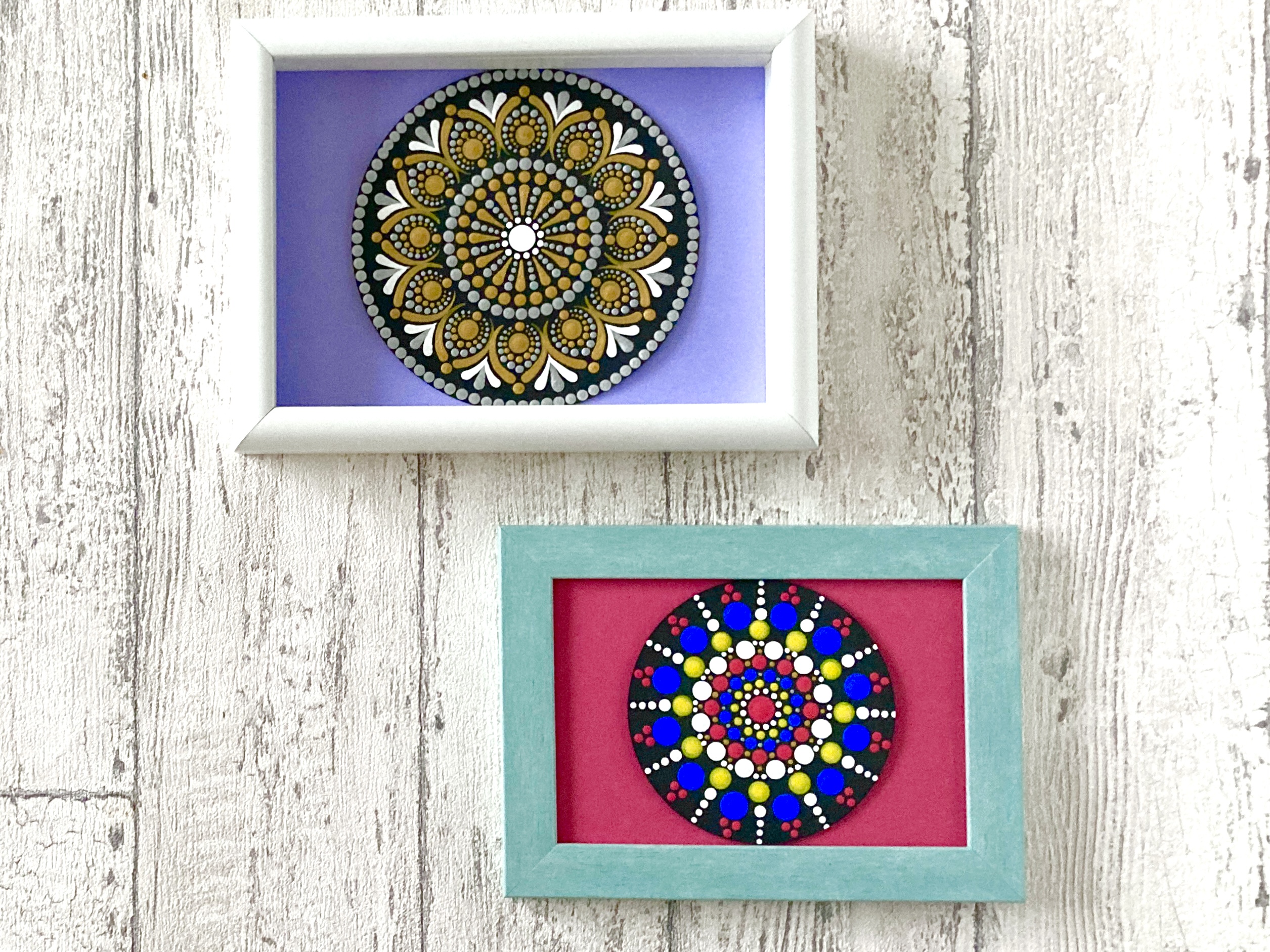 絵心不要！アクリル絵の具で描くドットマンダラ講座(基礎編)