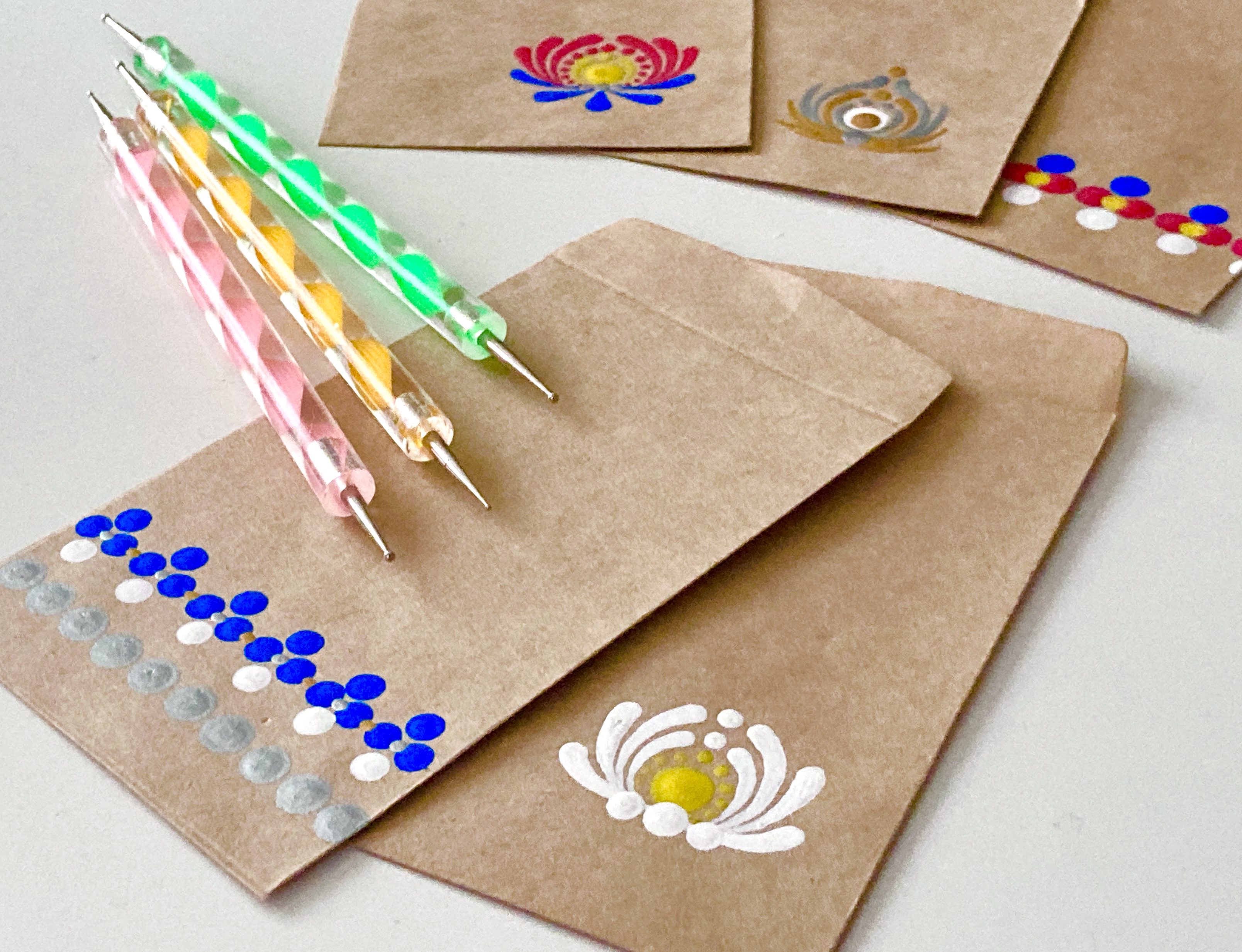 絵心不要！アクリル絵の具で描くドットマンダラ講座(基礎編)の紹介画像6