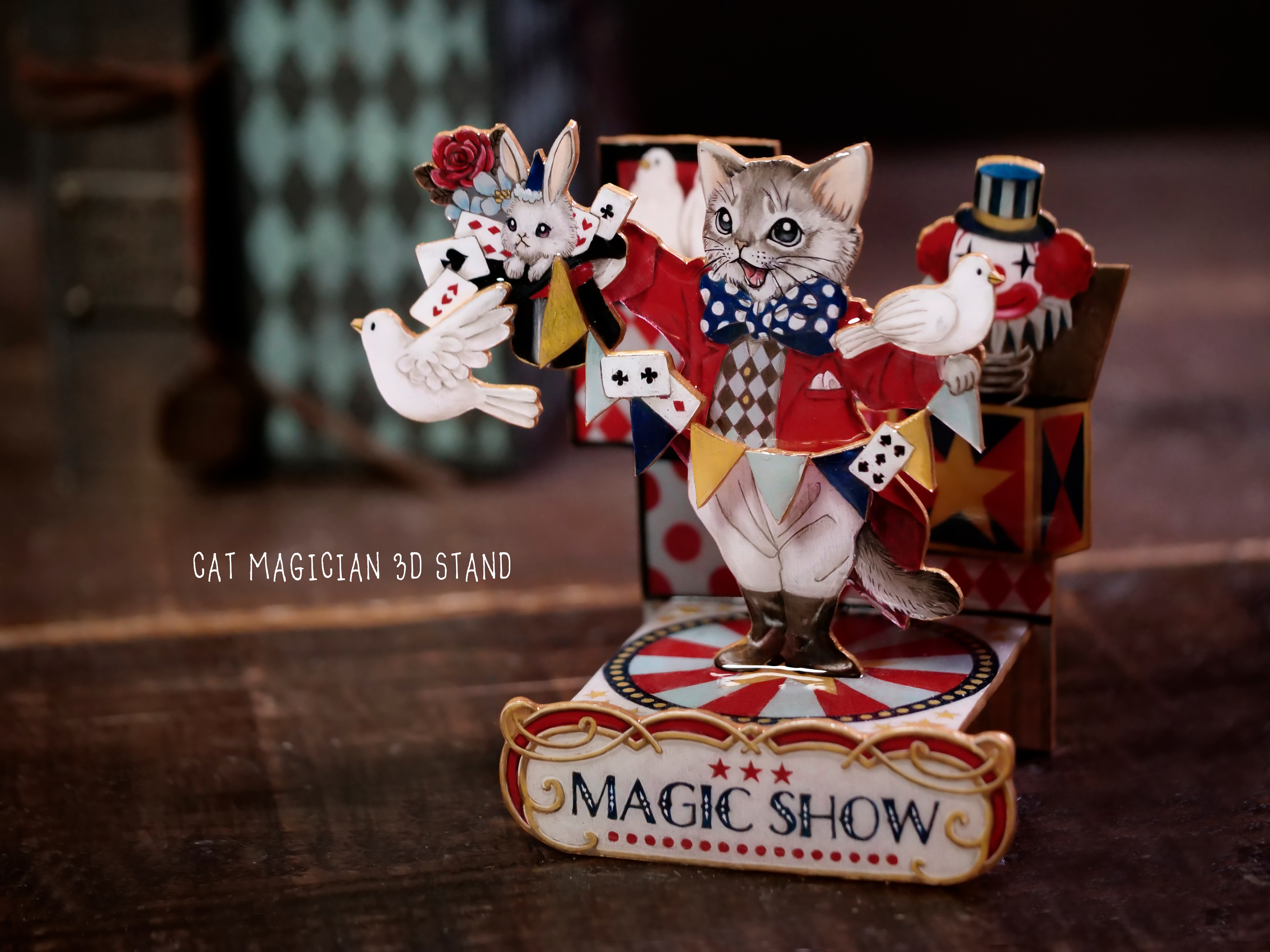 色鉛筆とプラバンで作る！アクセサリー雑貨講座 ~動物たちのサーカス~の紹介画像3