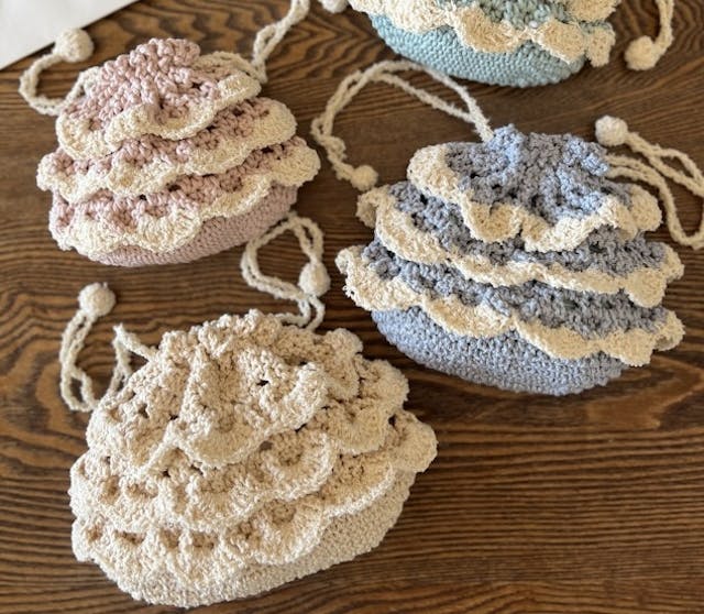 かぎ針編みで作る、6種類のかわいい小物制作講座