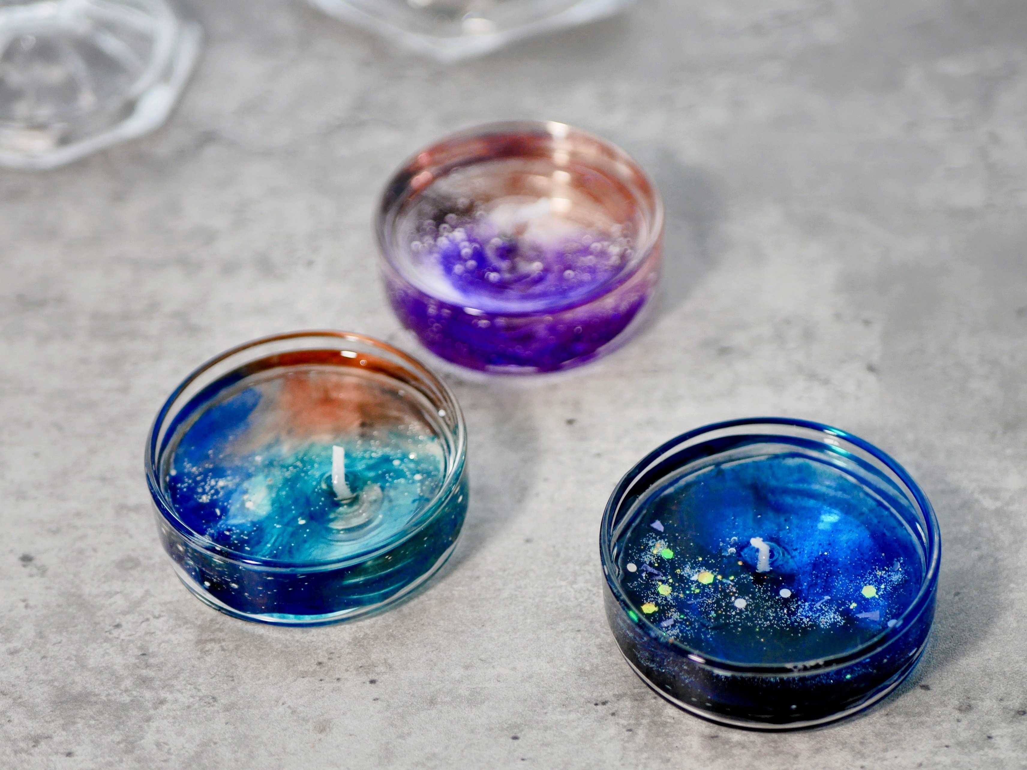 コースレッスン】透明感溢れる！はじめてのジェルキャンドル講座 | FANTIST