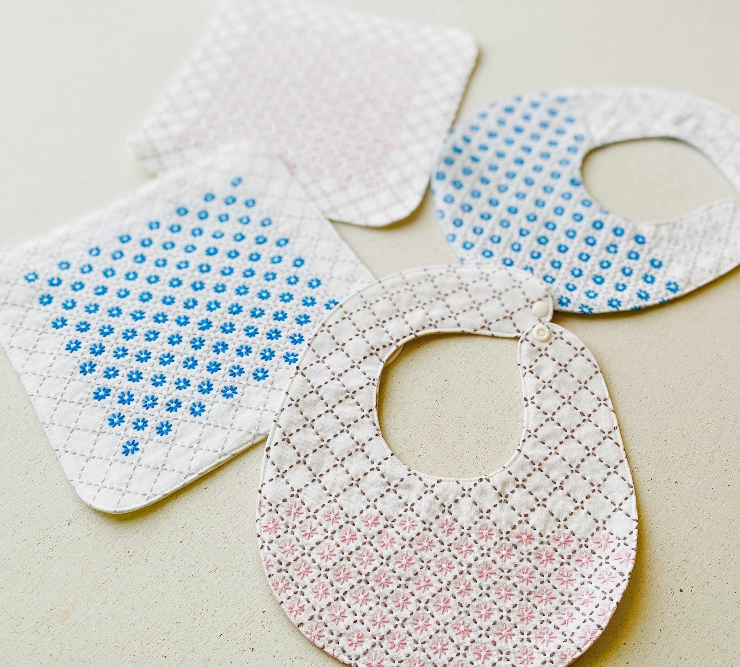 刺し子で作る、世界に一つのベビースタイ講座の紹介画像6