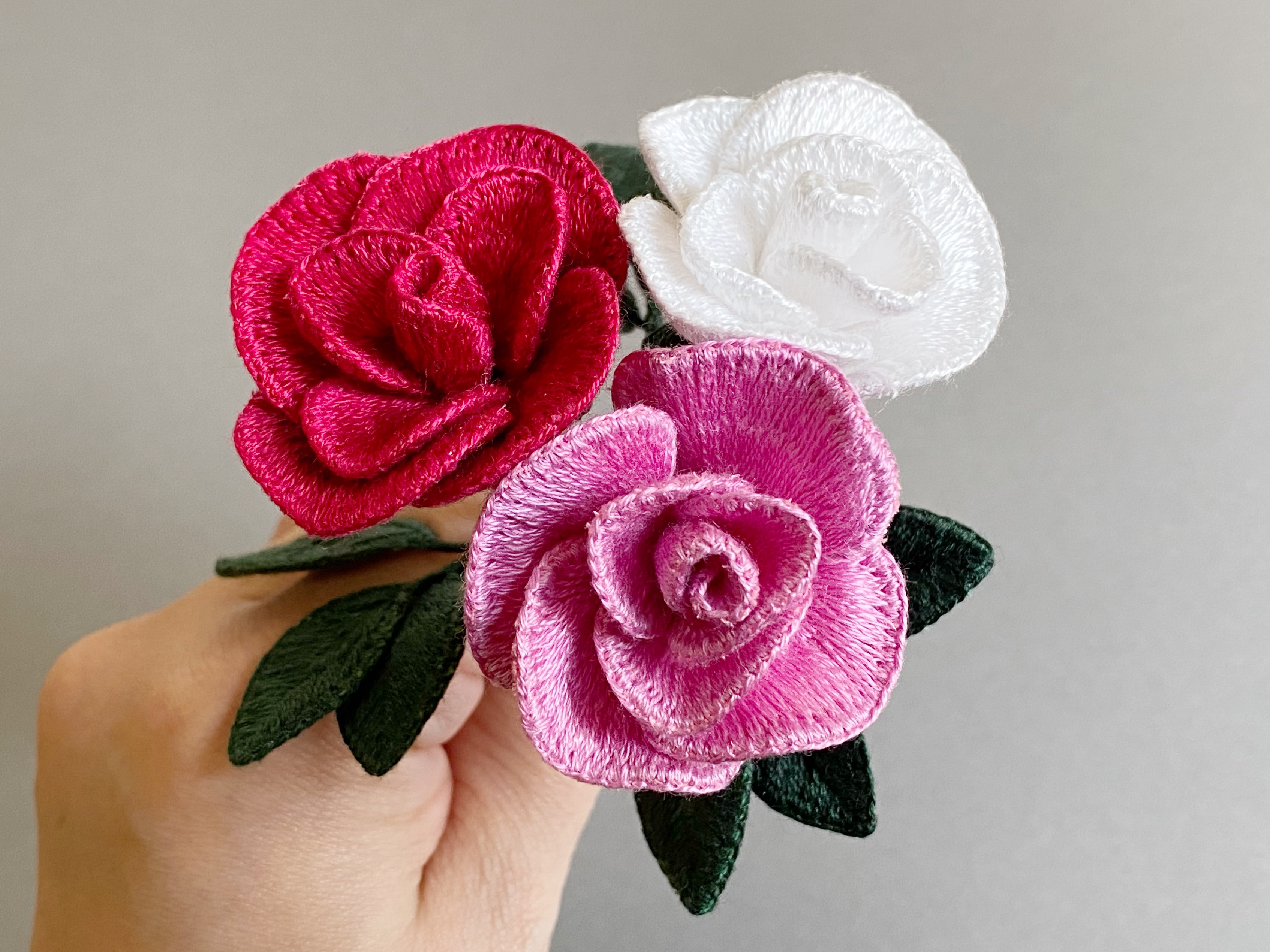 立体刺繍でつくる、バラの刺繍講座の紹介画像2