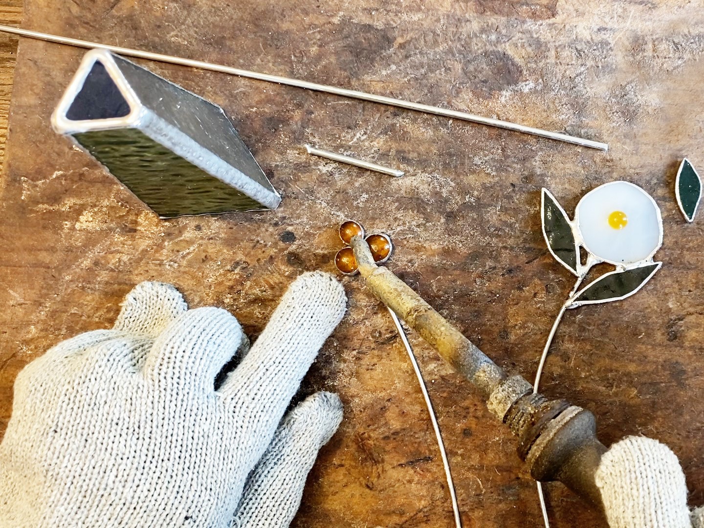 ステンドグラスで作る、一輪挿しクラフト講座の紹介画像6