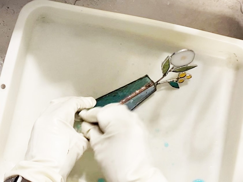 ステンドグラスで作る、一輪挿しクラフト講座の紹介画像9