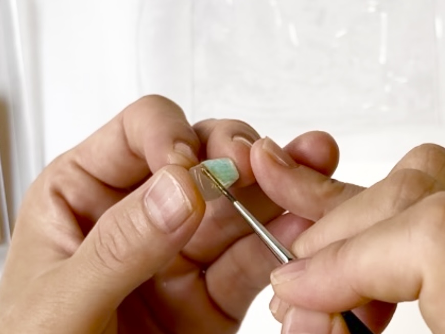 天然石で作る、金継ぎアクセサリー作り講座の紹介画像2