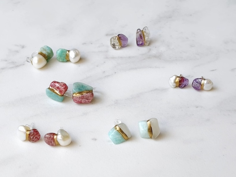 天然石で作る、金継ぎアクセサリー作り講座の紹介画像4