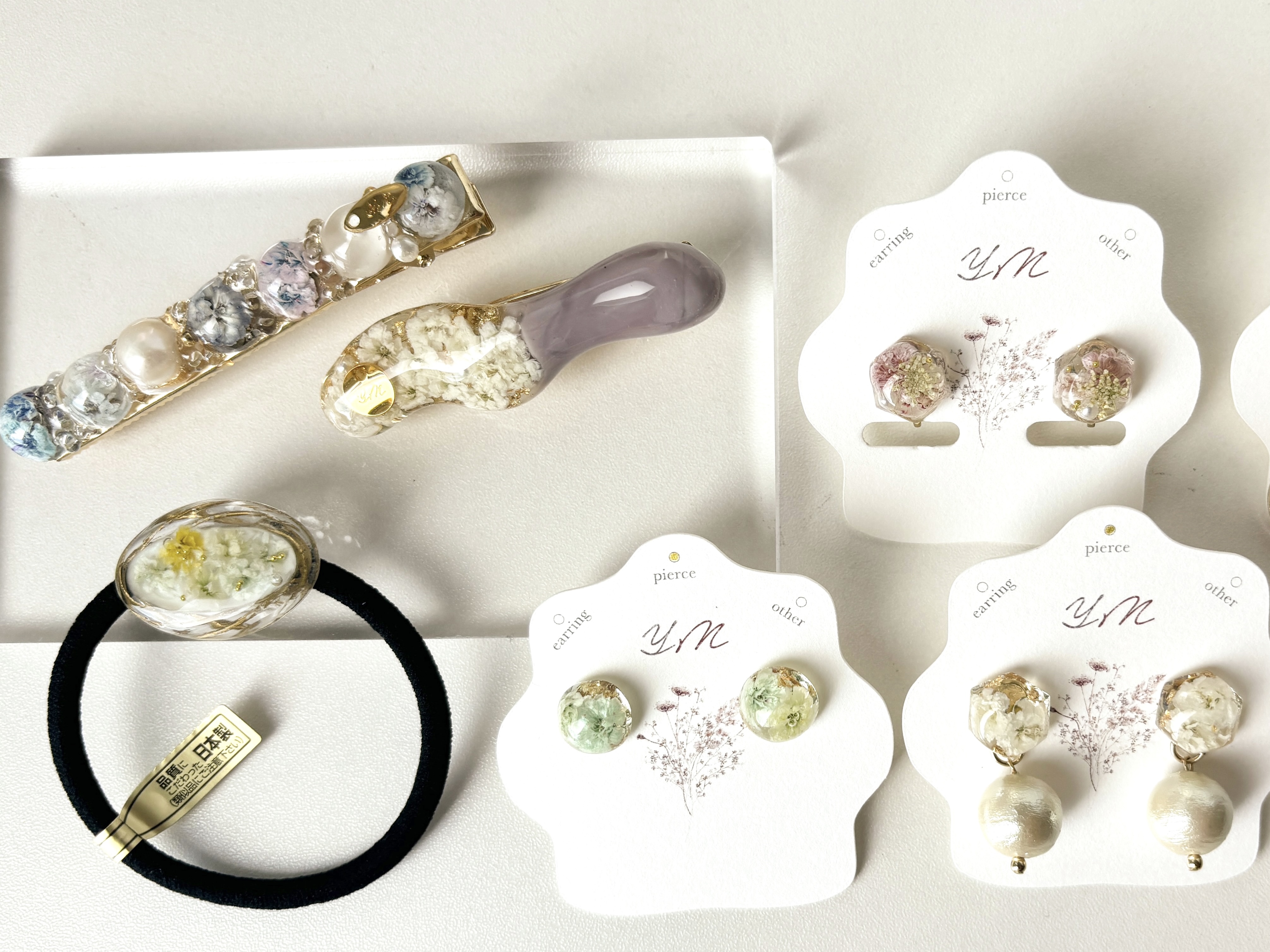 お花で作る、レジンアクセサリーマスター講座