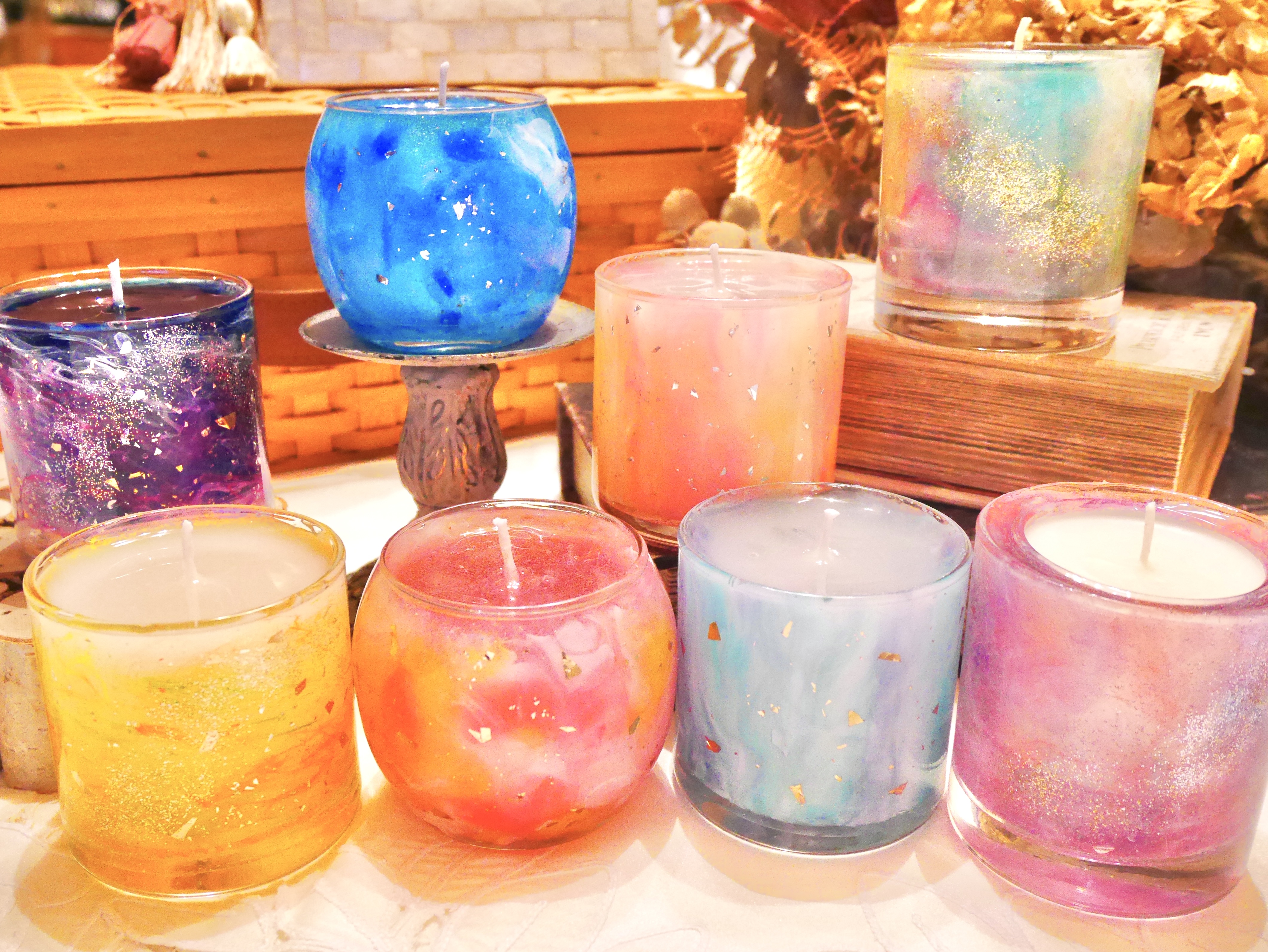 個性溢れる！ジェルキャンドル講座(マーブル4種)-Marble art gel course-の紹介画像1