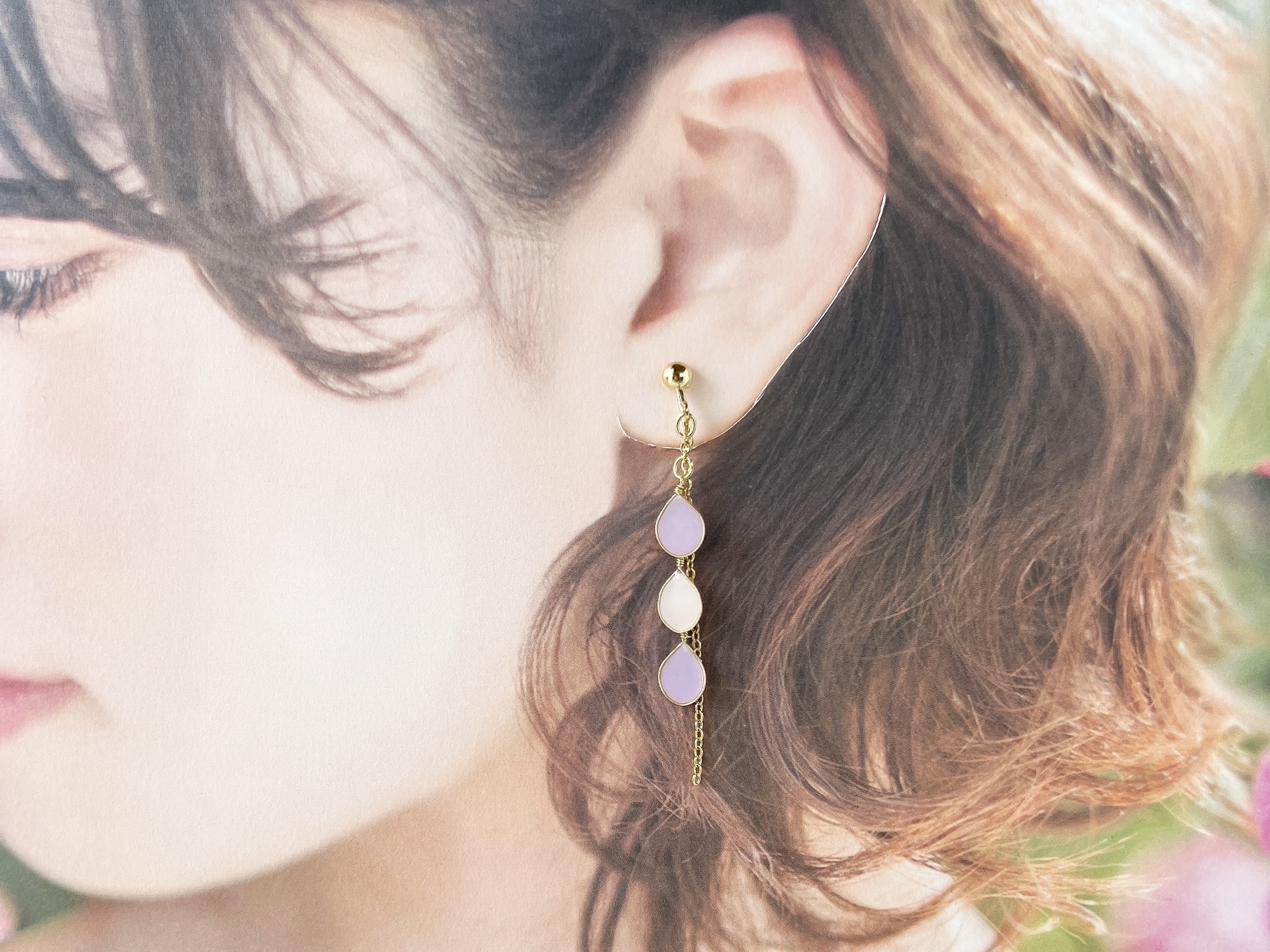 好みの色味で仕上げる！ディップフラワーアクセサリー講座の紹介画像4