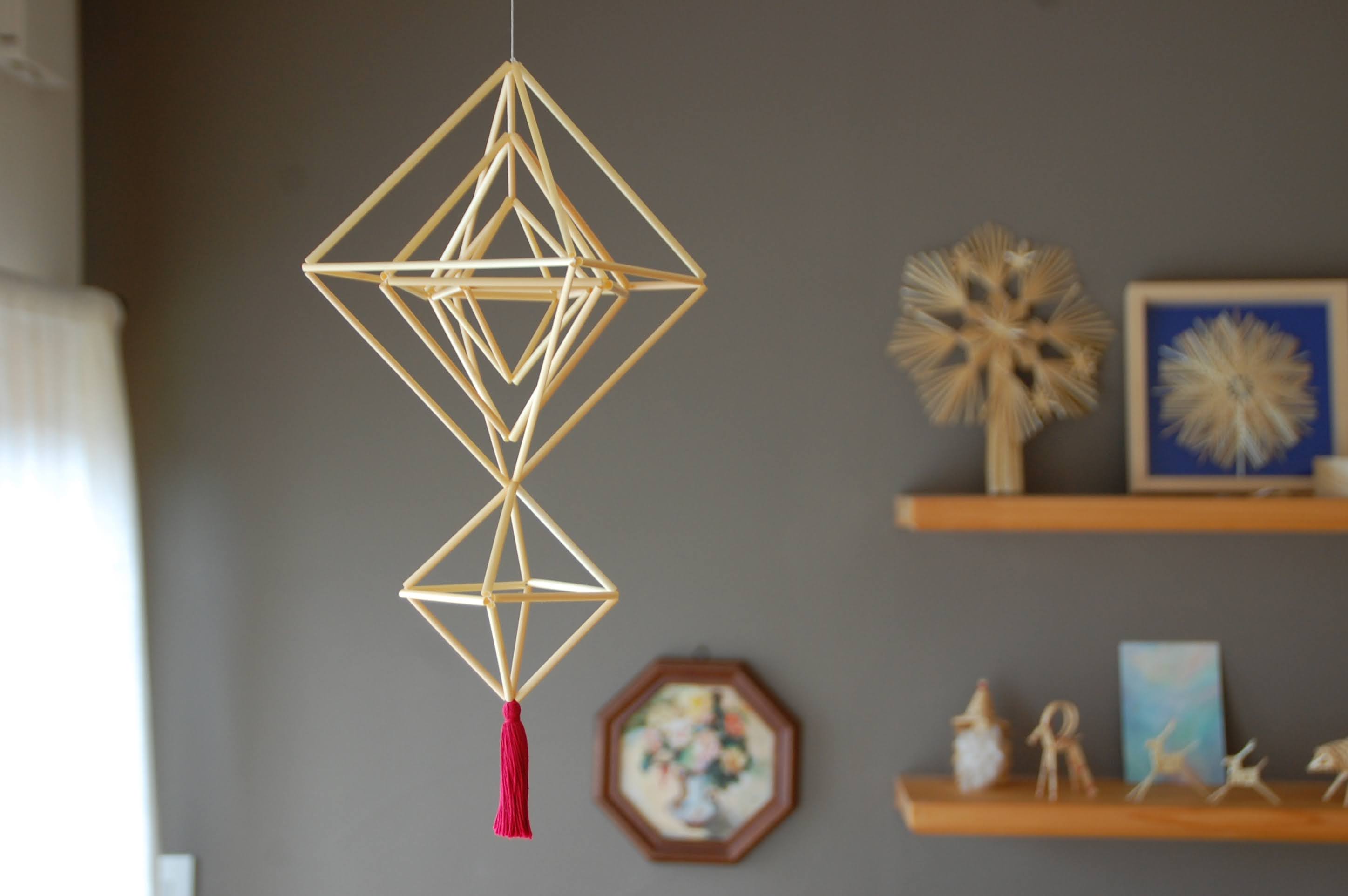 麦わらで作る！モビール「ヒンメリ作り」初級講座