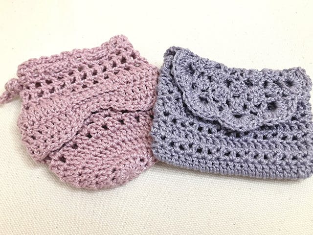 ATELIER*mati*のかぎ針編み小物制作講座〜手乗りサイズの巾着とポーチ〜