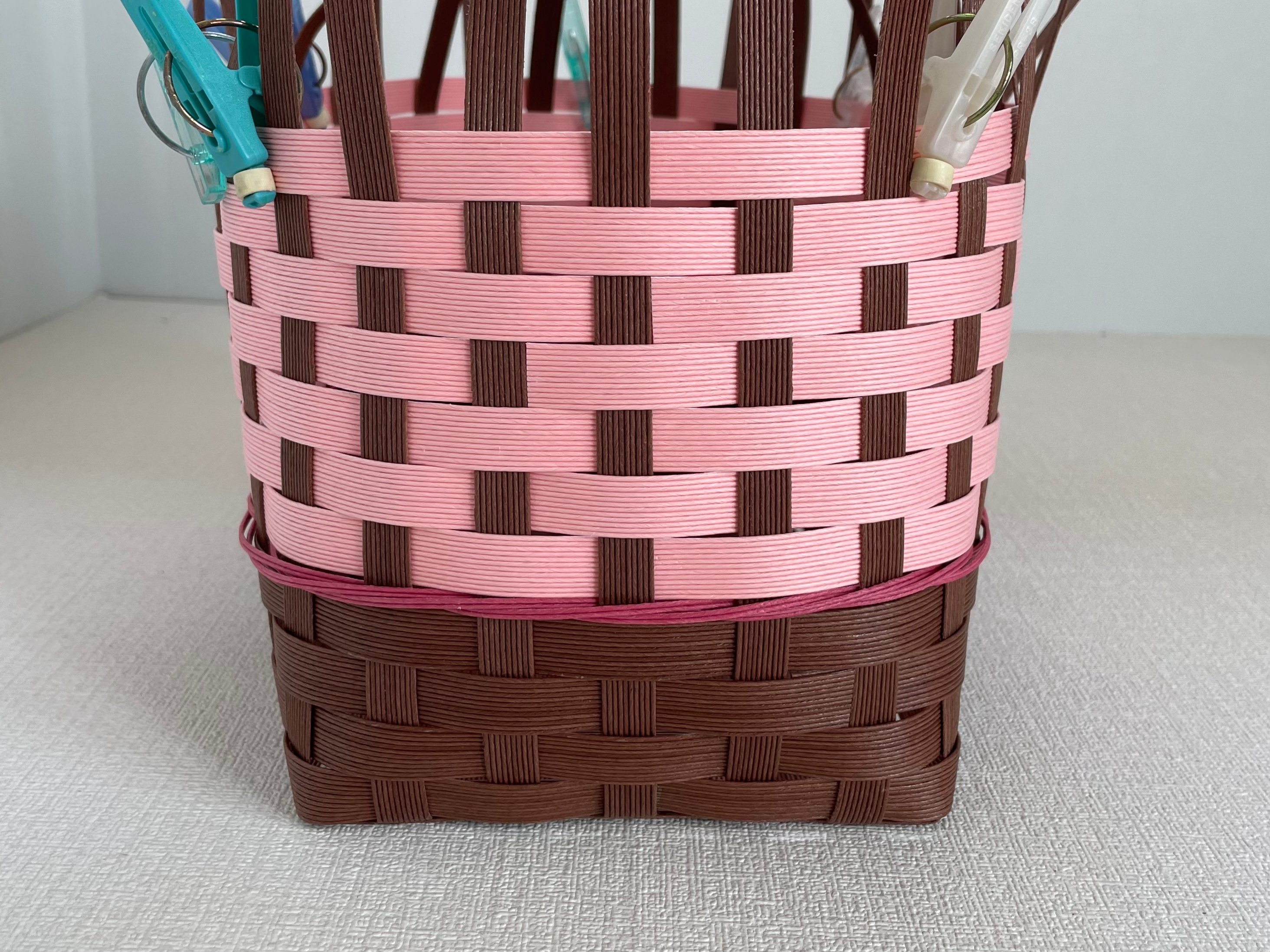 基礎から学ぶ、紙バンドのかごバッグ講座（大きめサイズ）の紹介画像4