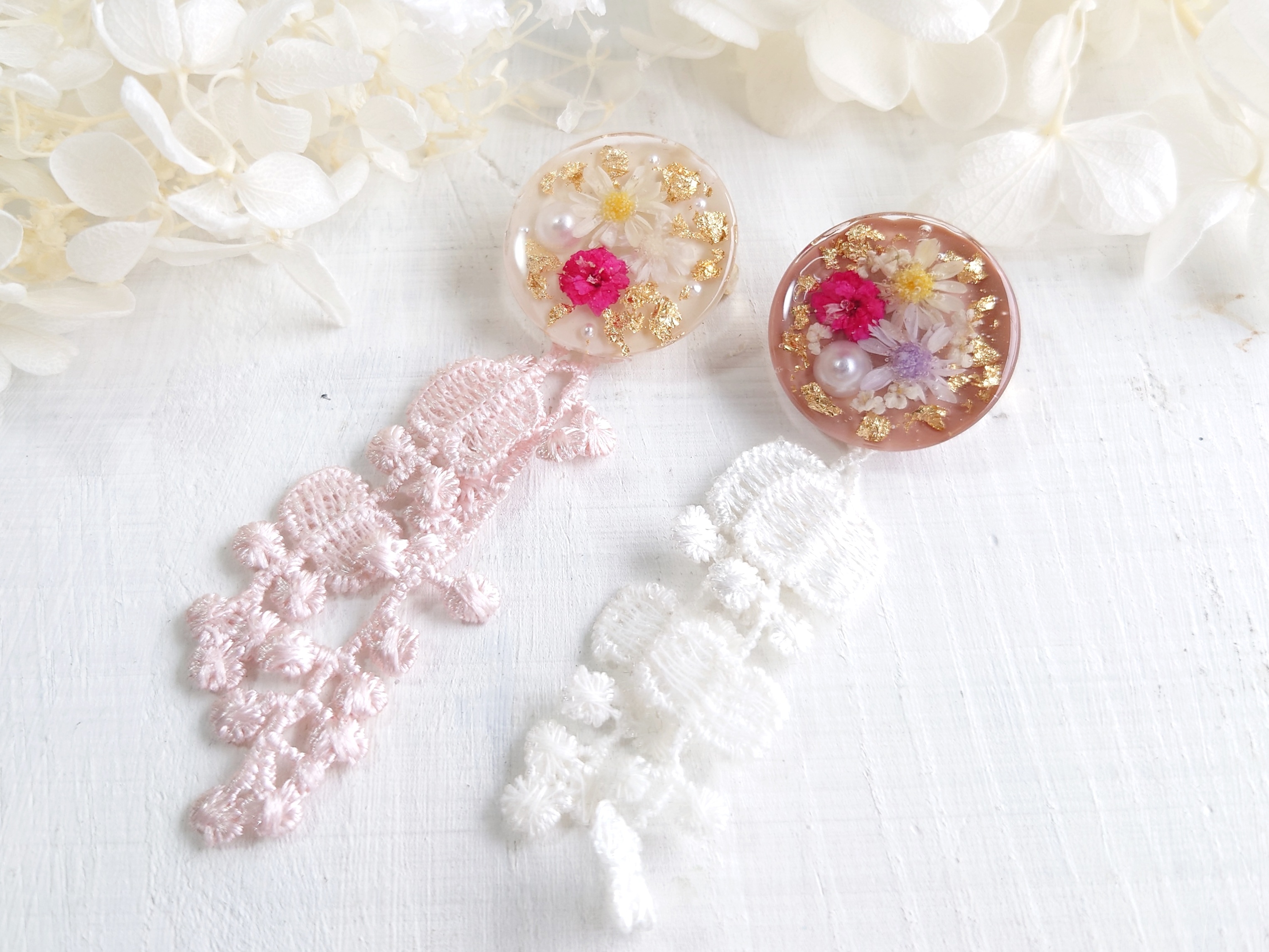 本物のお花を使ったレジンアクセサリー講座【応用編】の紹介画像3