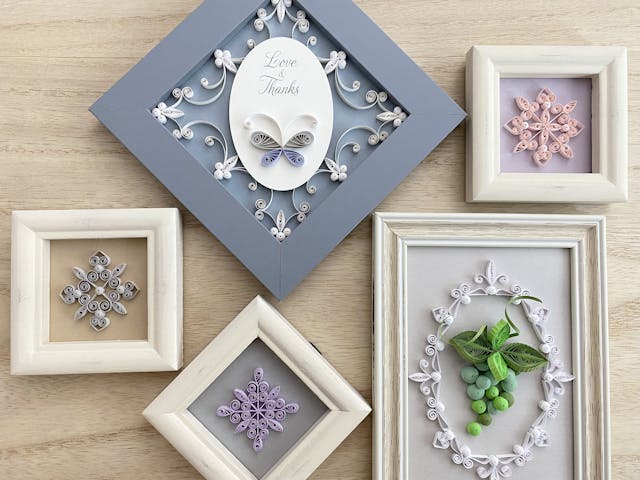 繊細なパーツで煌めく、ペーパークイリング ＜ステップアップ講座＞