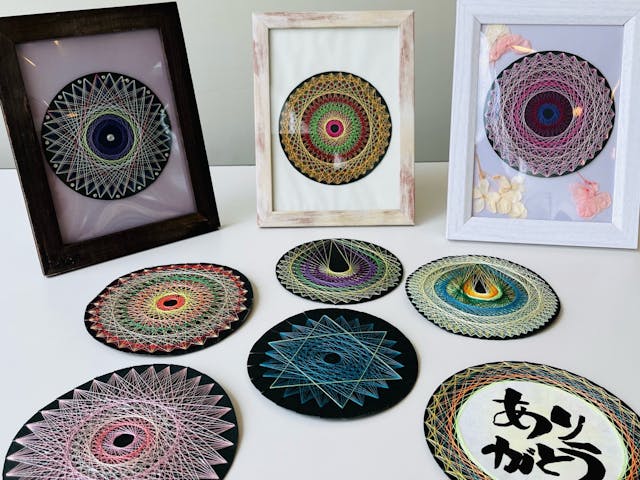 糸と厚紙で作る、糸かけ曼荼羅講座(基礎編)