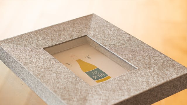 カルトナージュで作る、額装フレーム制作講座