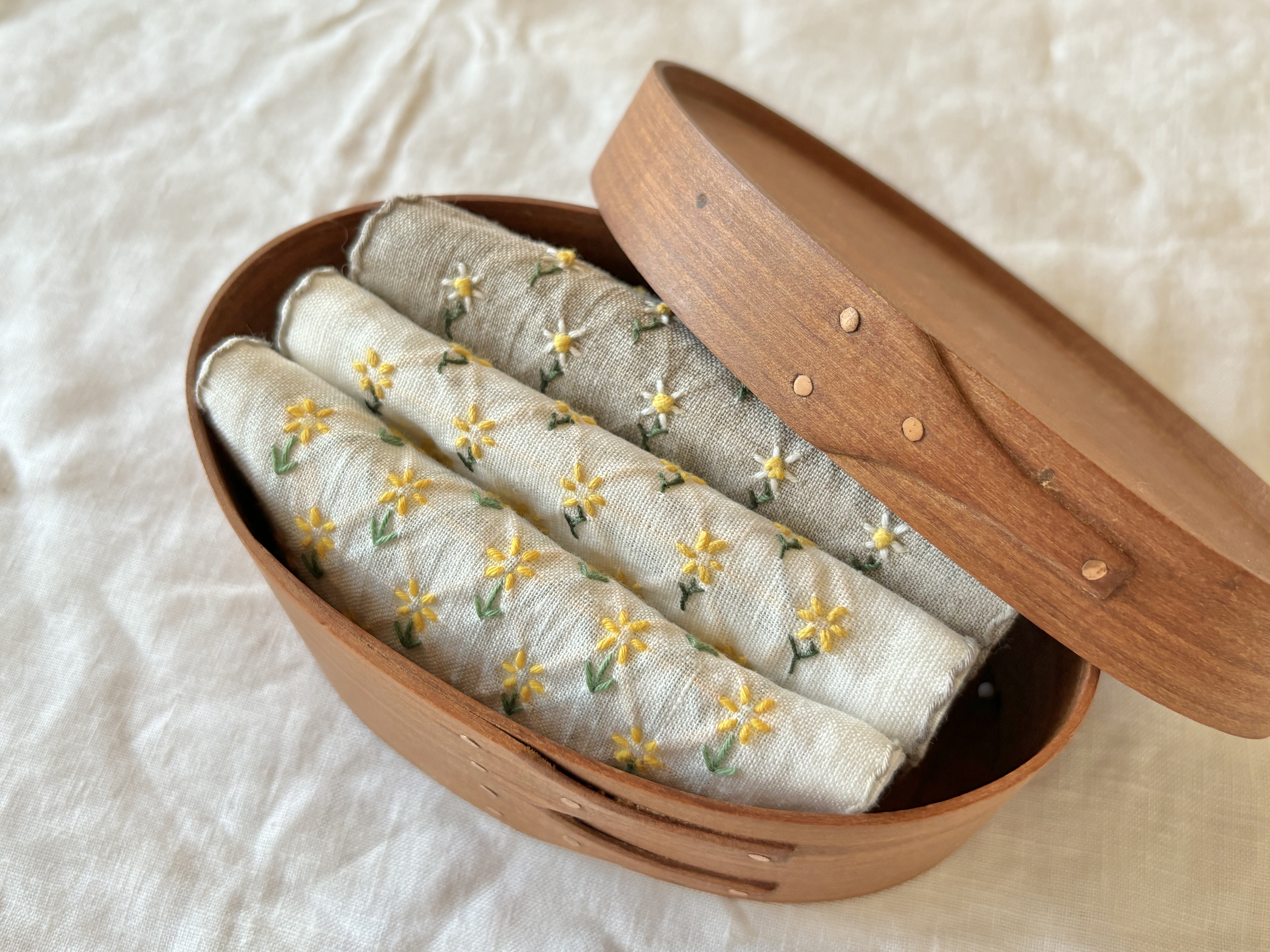 刺し子で作る リネンハンカチ講座 vol.2（小花刺し）の紹介画像2