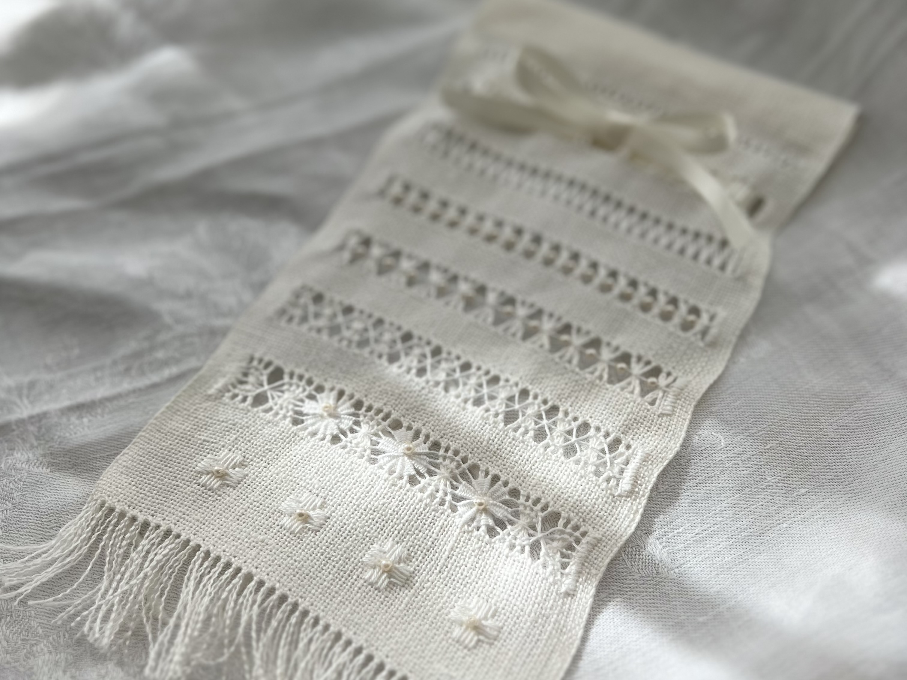 レースのような刺繍　はじめてのドロンワーク講座の紹介画像2