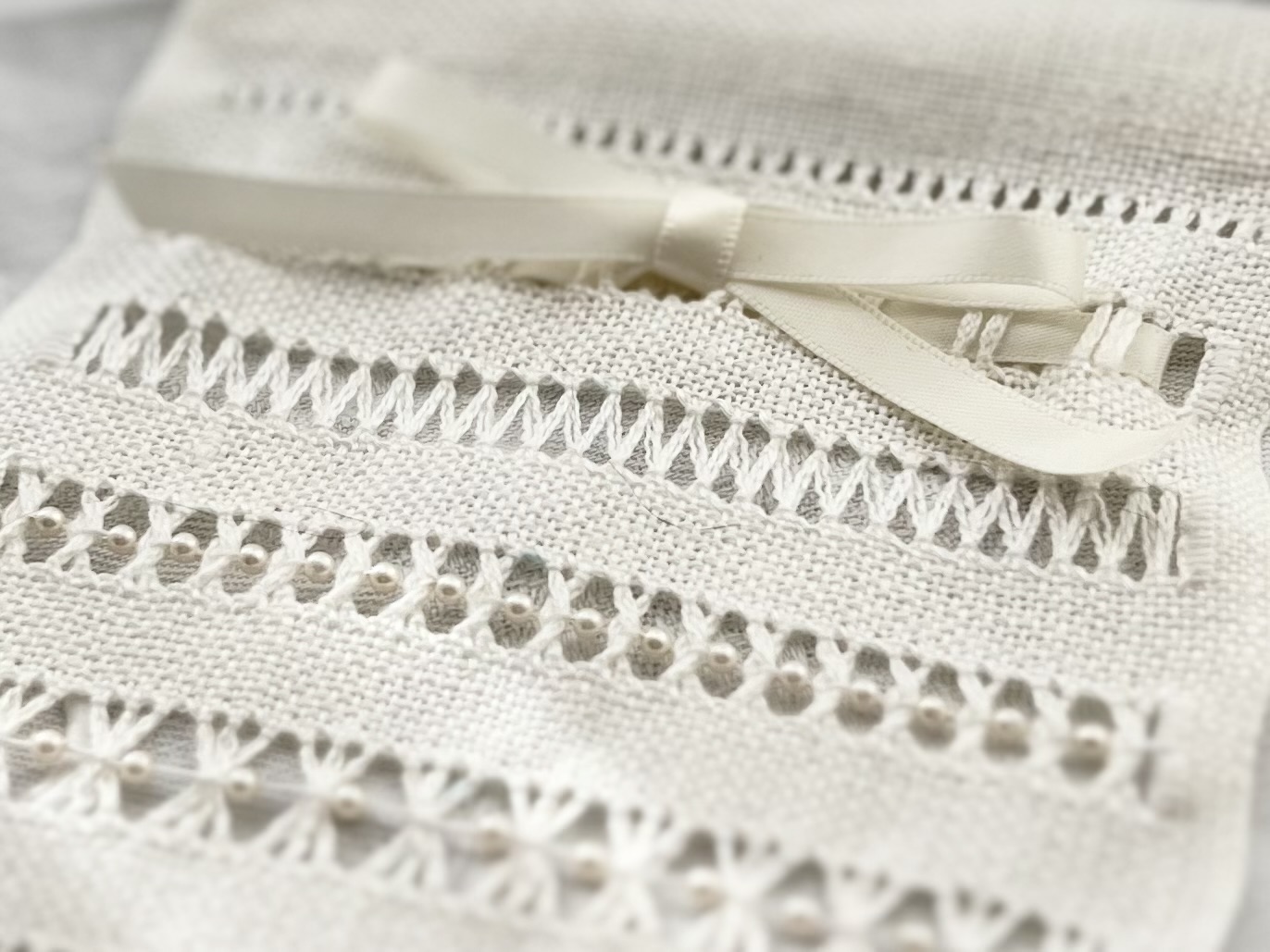 レースのような刺繍　はじめてのドロンワーク講座の紹介画像4